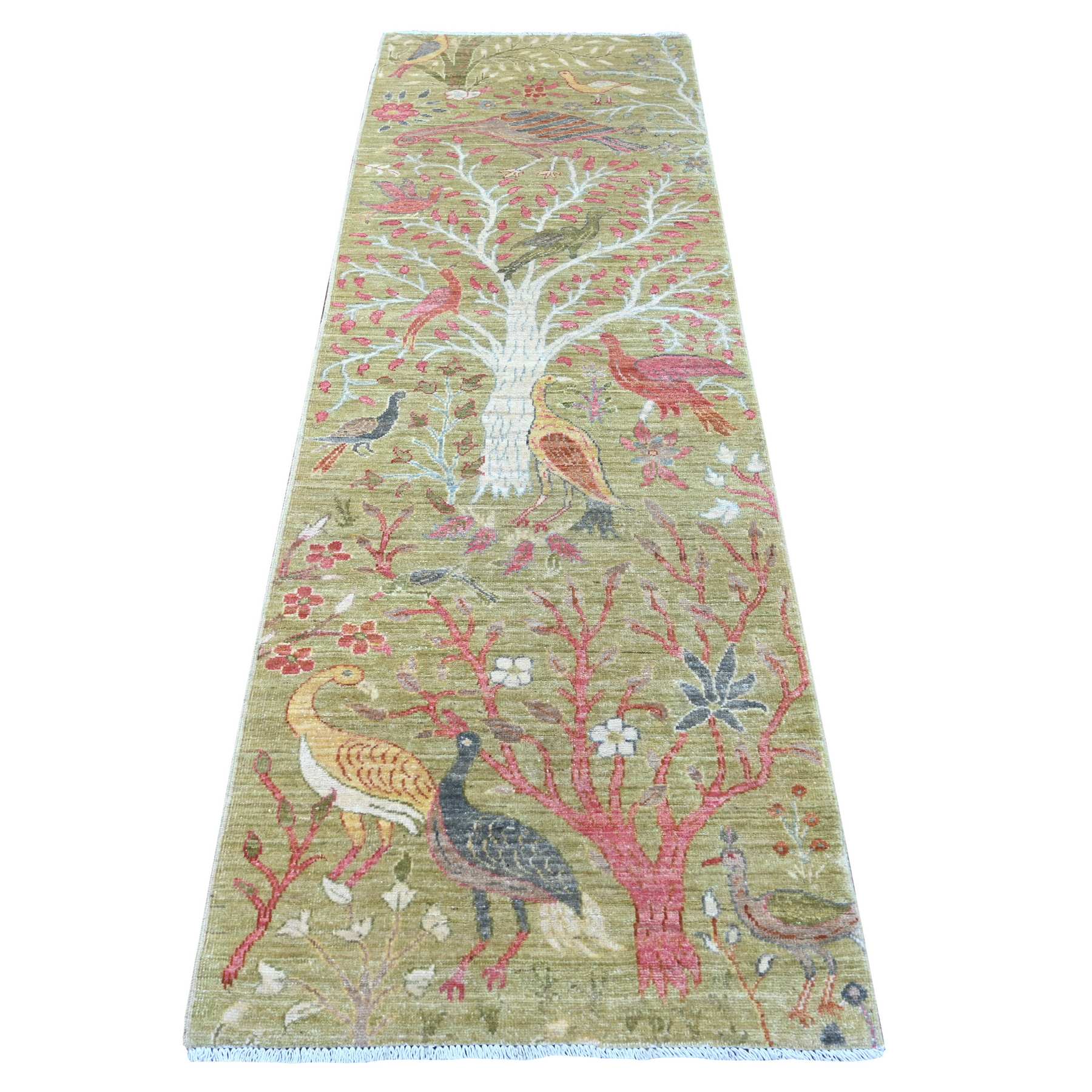 Oushak-And-Peshawar-Hand-Knotted-Rug-106720