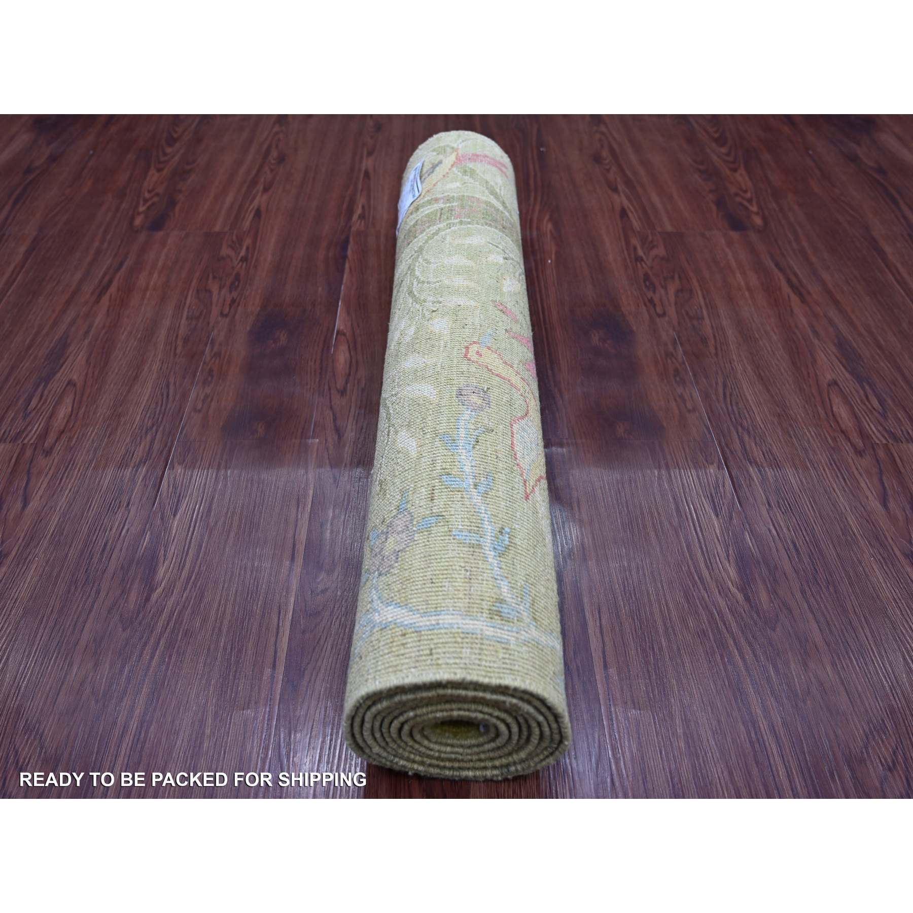 Oushak-And-Peshawar-Hand-Knotted-Rug-106720