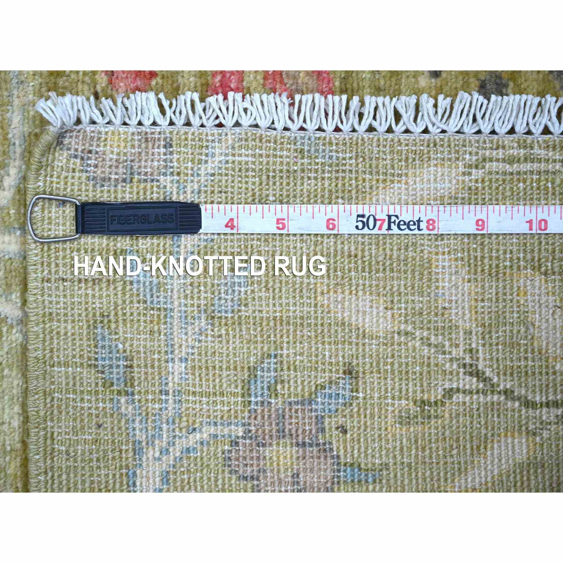 Oushak-And-Peshawar-Hand-Knotted-Rug-106720