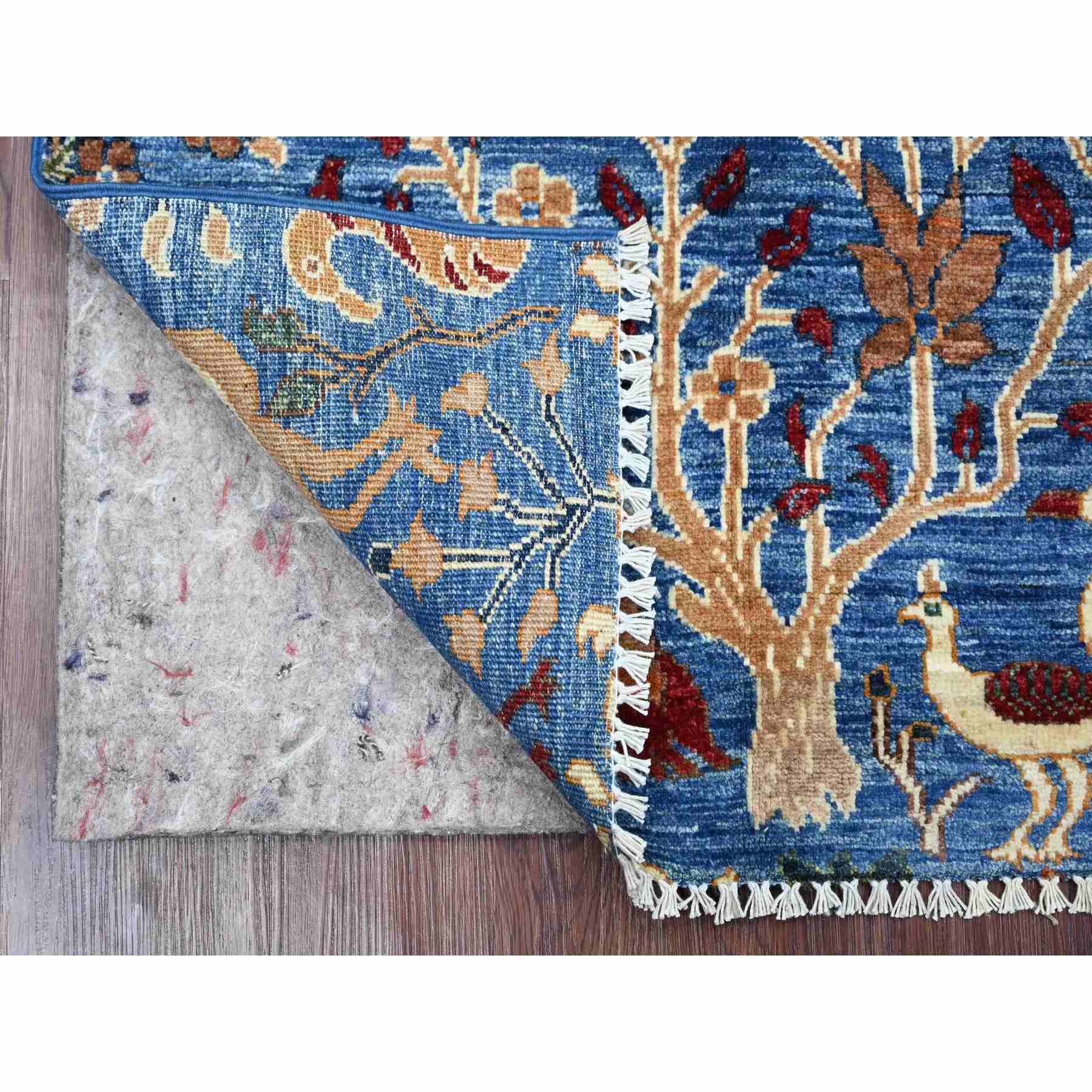 Oushak-And-Peshawar-Hand-Knotted-Rug-106835