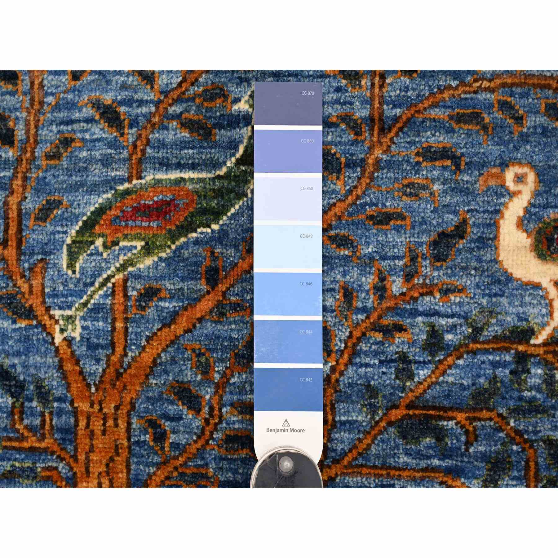 Oushak-And-Peshawar-Hand-Knotted-Rug-106835