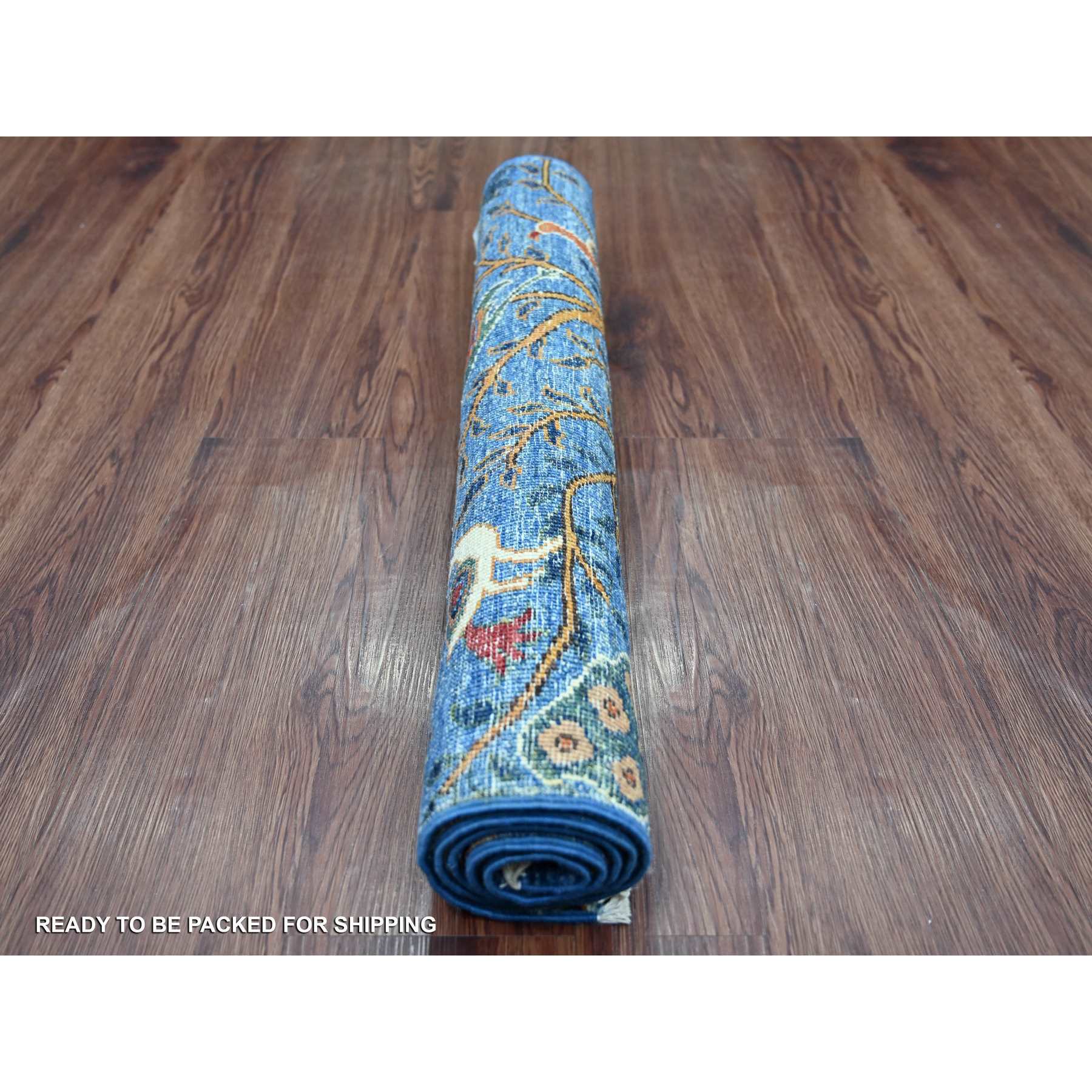 Oushak-And-Peshawar-Hand-Knotted-Rug-106835