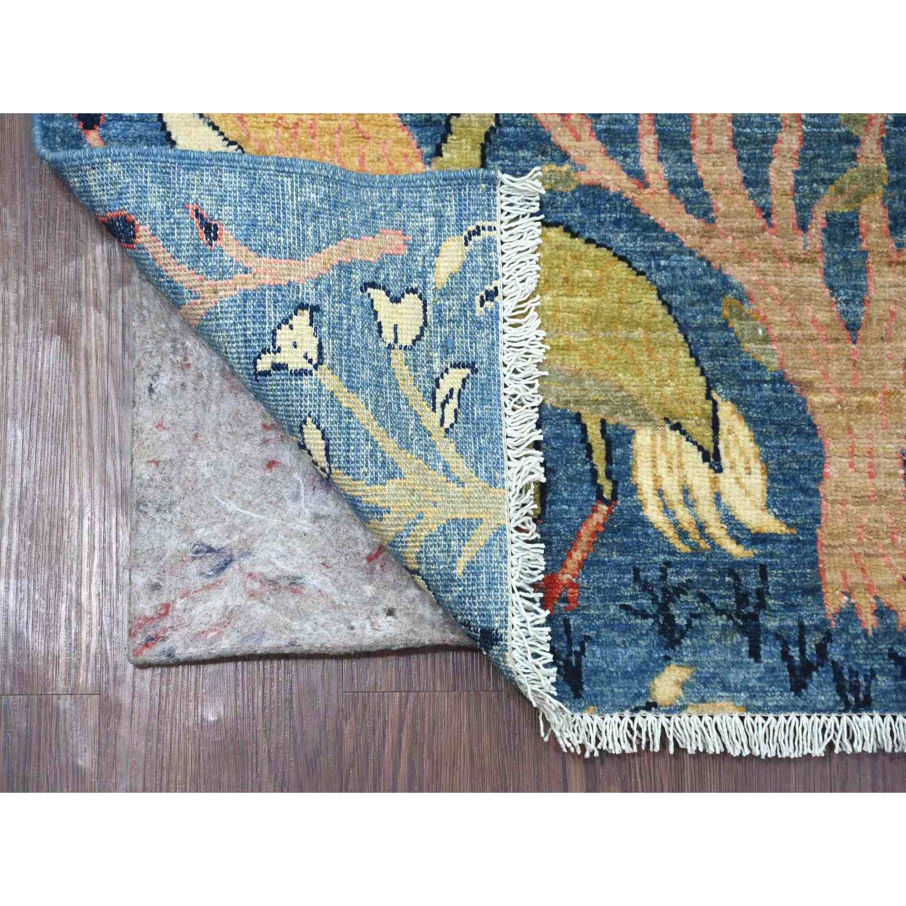 Oushak-And-Peshawar-Hand-Knotted-Rug-106840