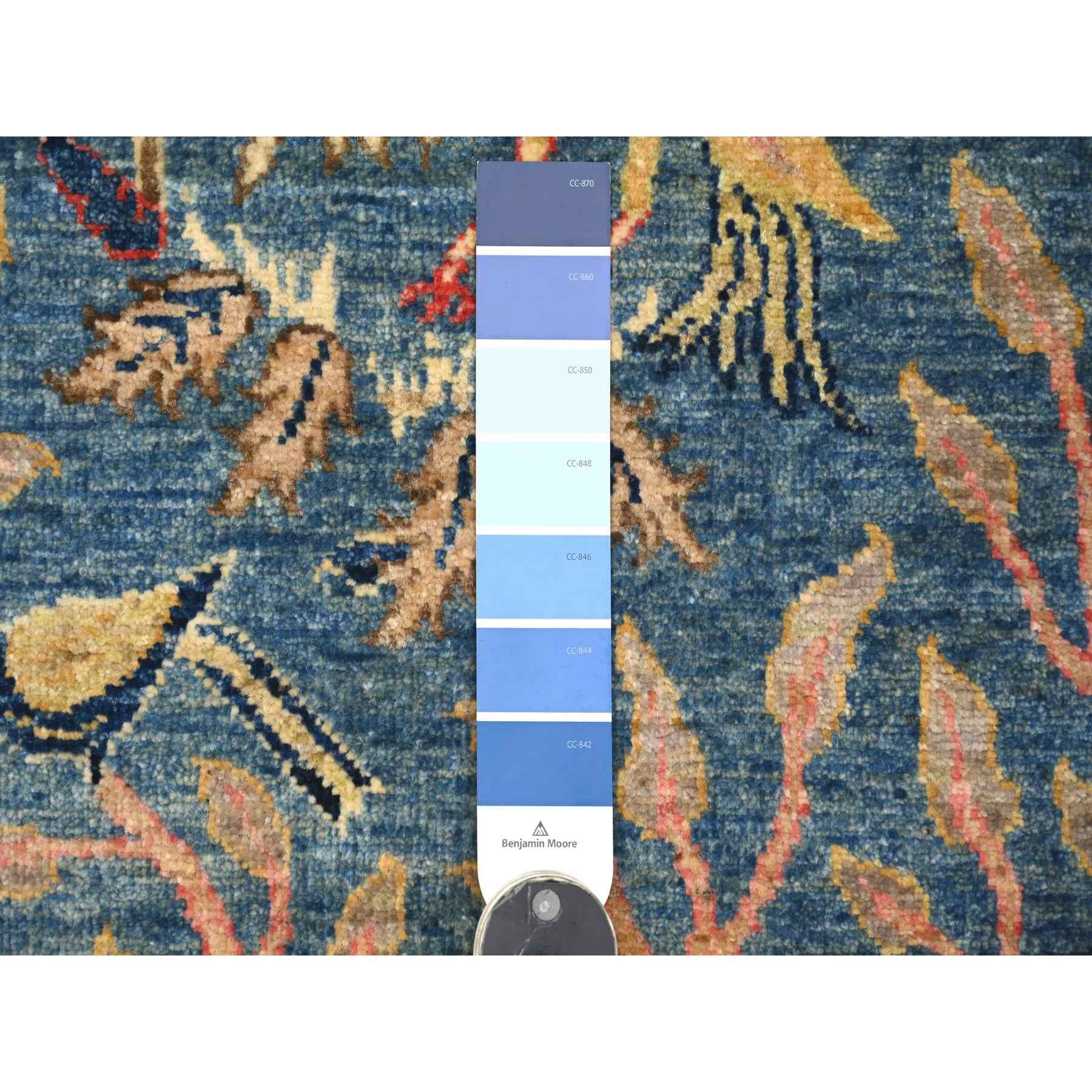 Oushak-And-Peshawar-Hand-Knotted-Rug-106840