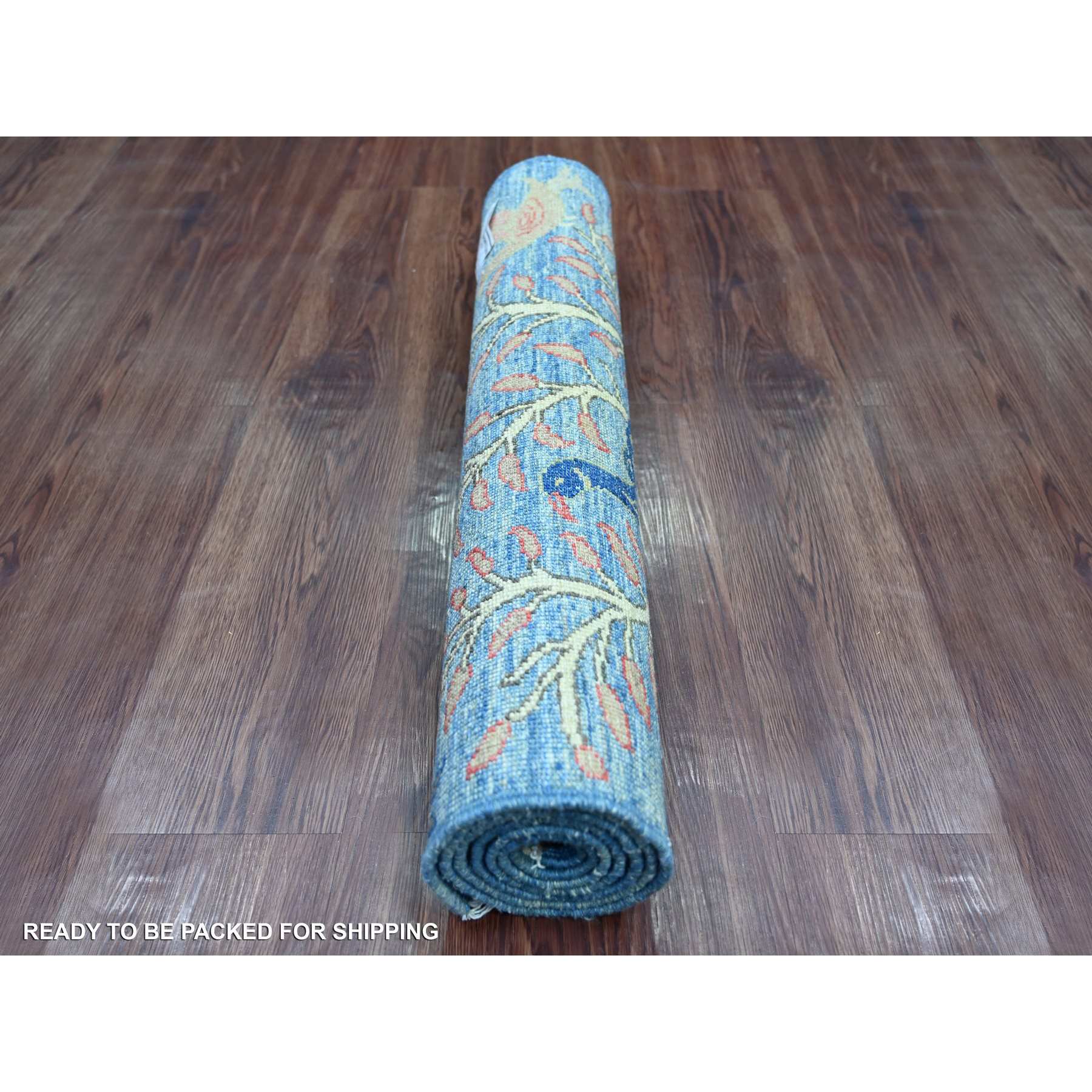 Oushak-And-Peshawar-Hand-Knotted-Rug-106840