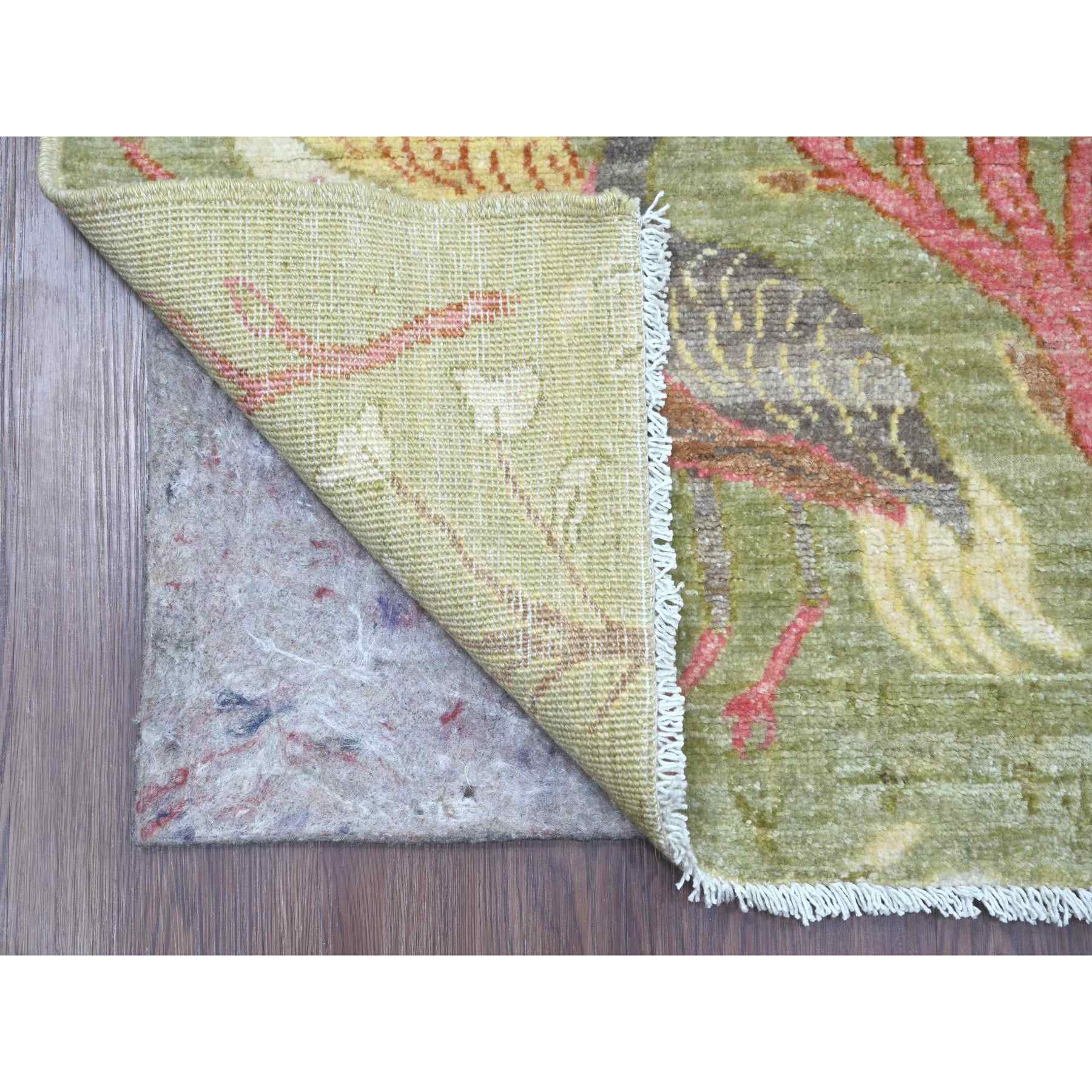 Oushak-And-Peshawar-Hand-Knotted-Rug-106845