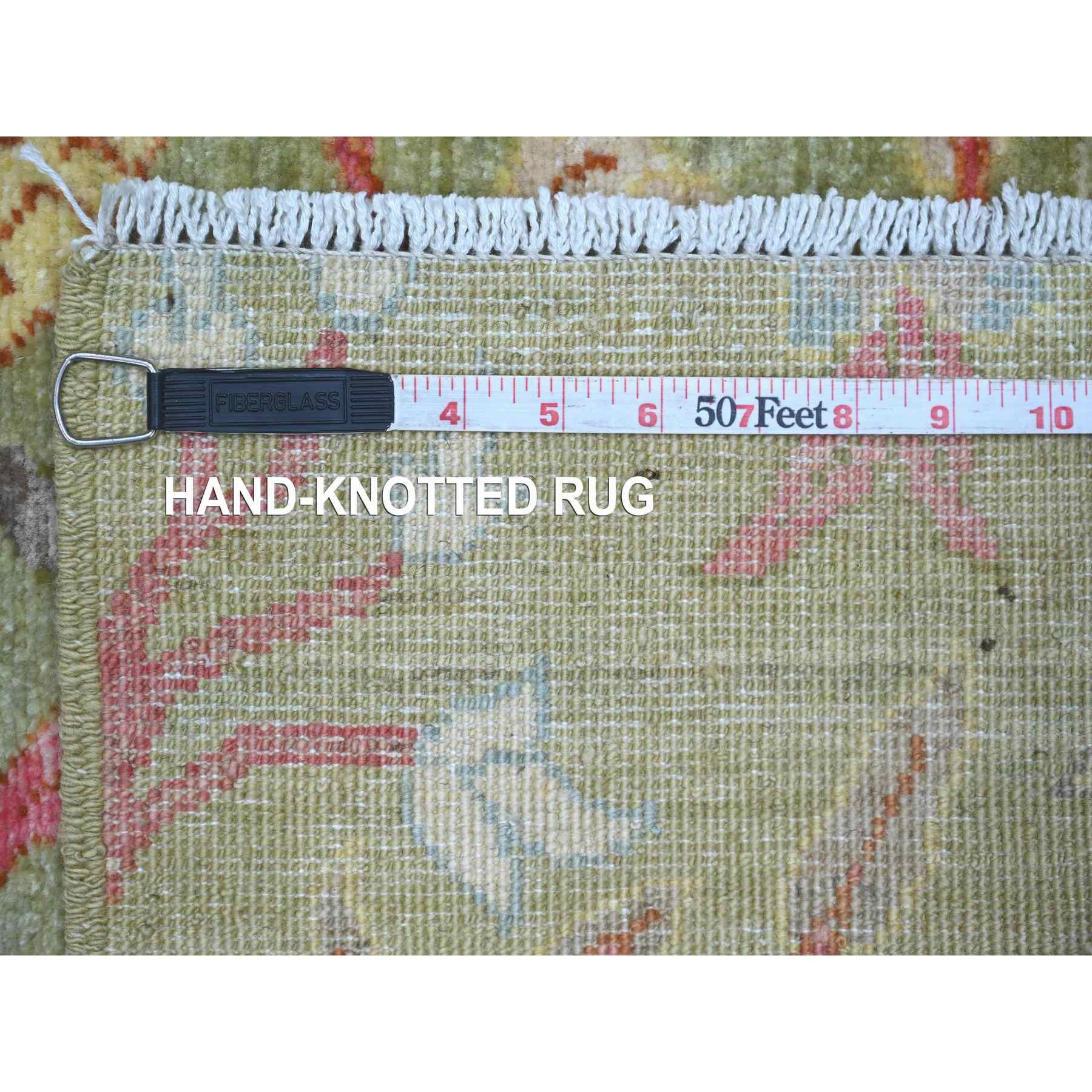 Oushak-And-Peshawar-Hand-Knotted-Rug-106845