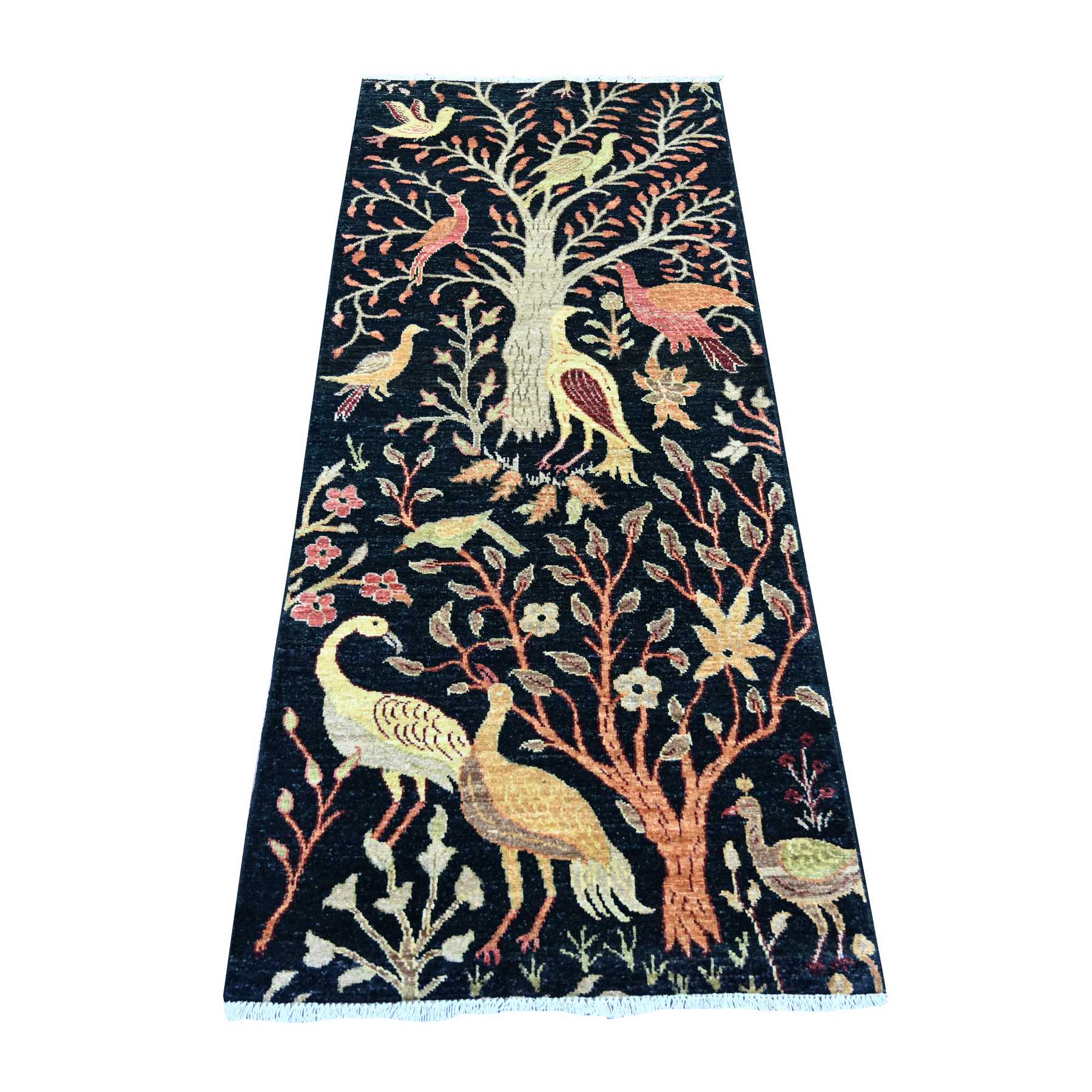 Oushak-And-Peshawar-Hand-Knotted-Rug-106850