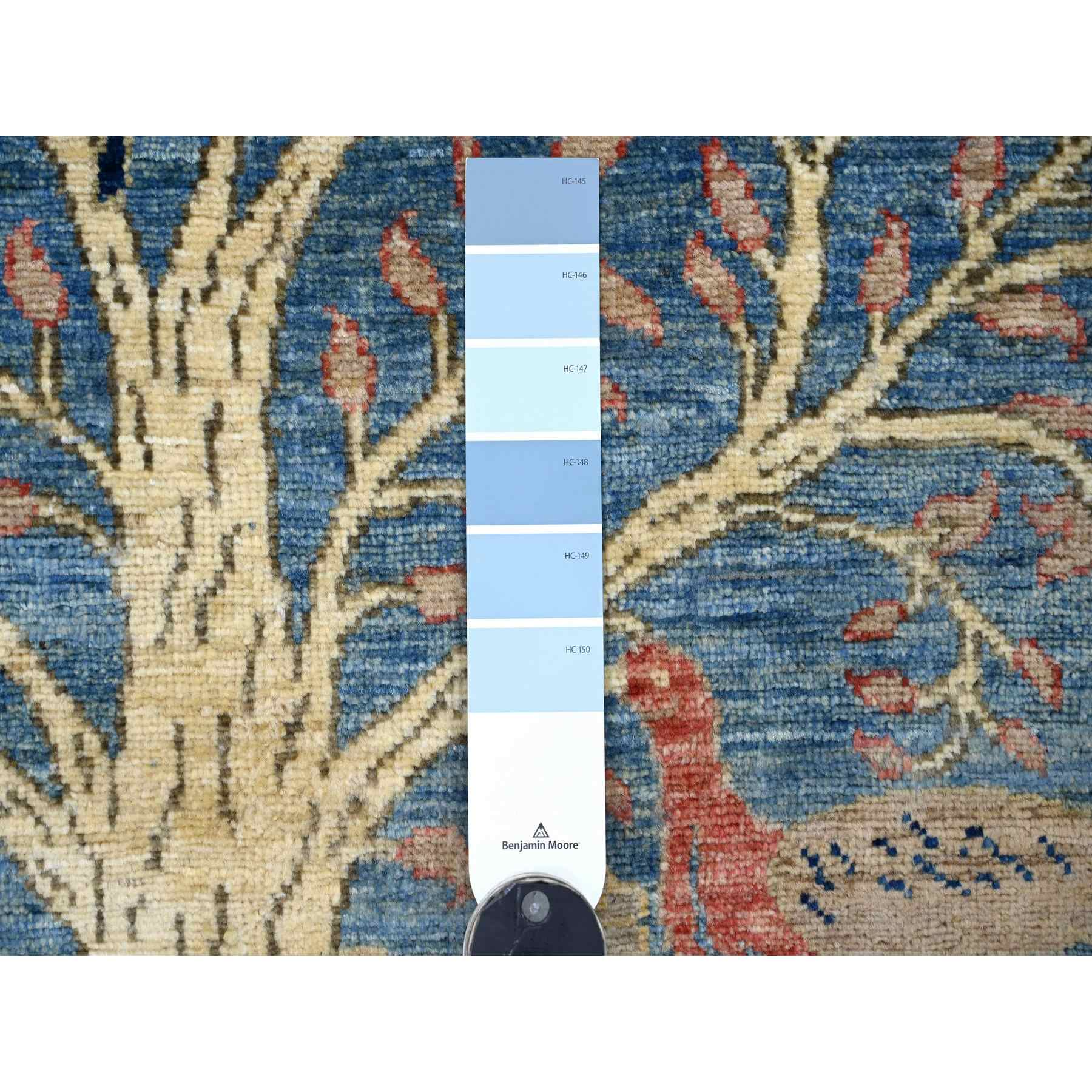 Oushak-And-Peshawar-Hand-Knotted-Rug-106855
