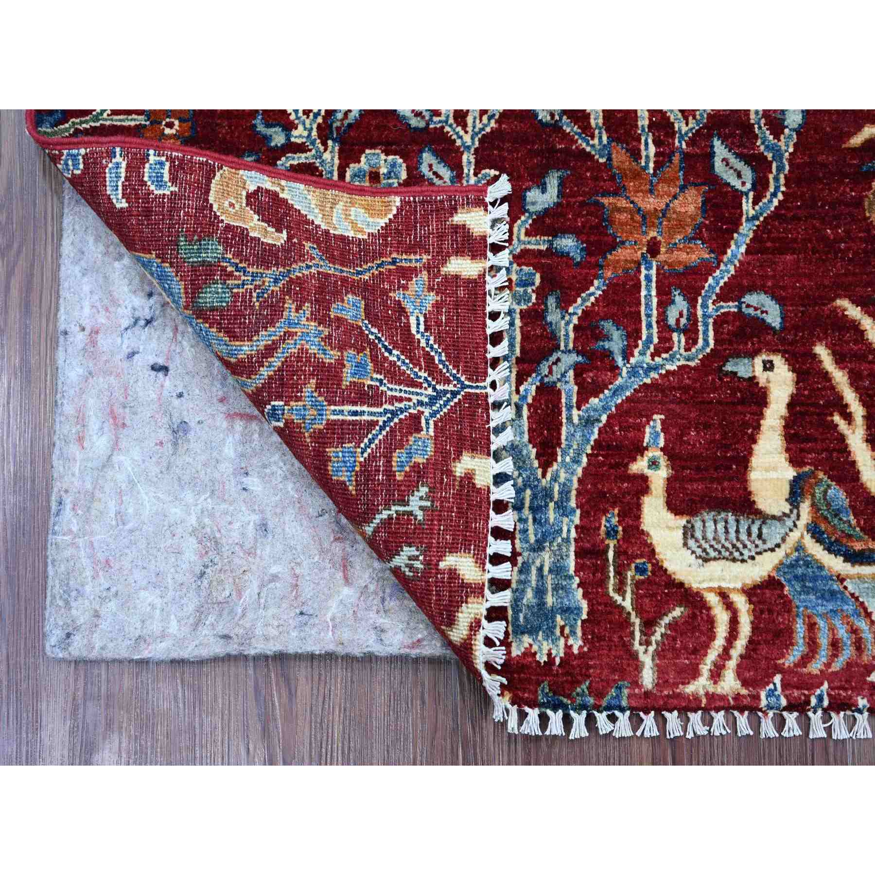 Oushak-And-Peshawar-Hand-Knotted-Rug-106860