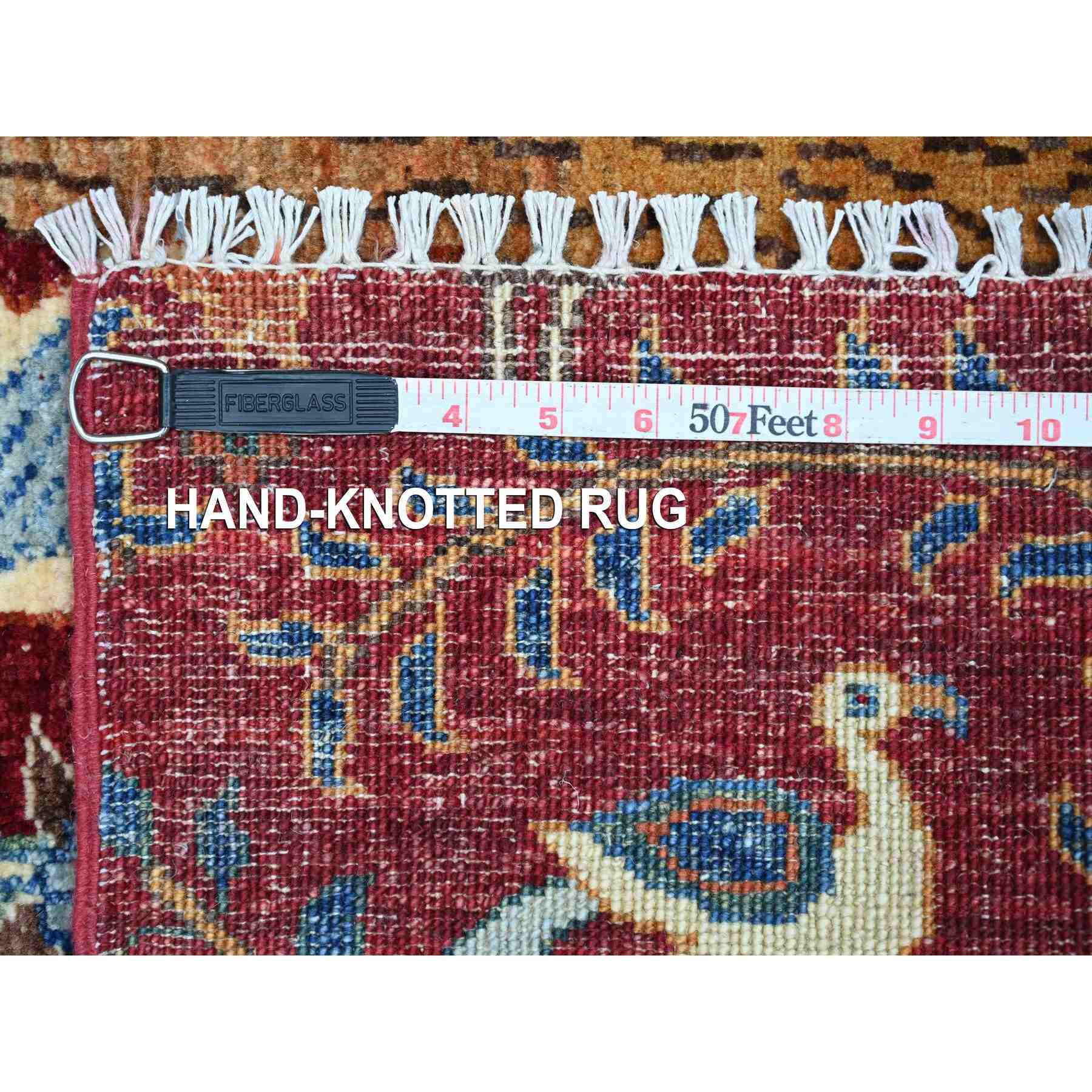 Oushak-And-Peshawar-Hand-Knotted-Rug-106860
