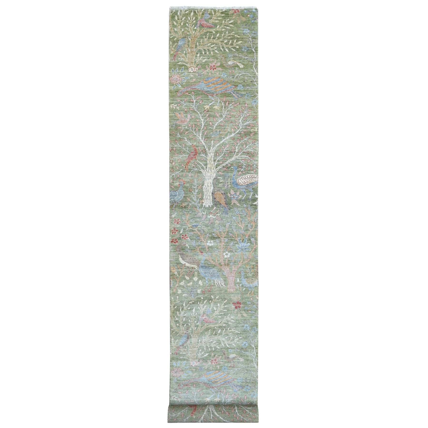 Oushak-And-Peshawar-Hand-Knotted-Rug-106900