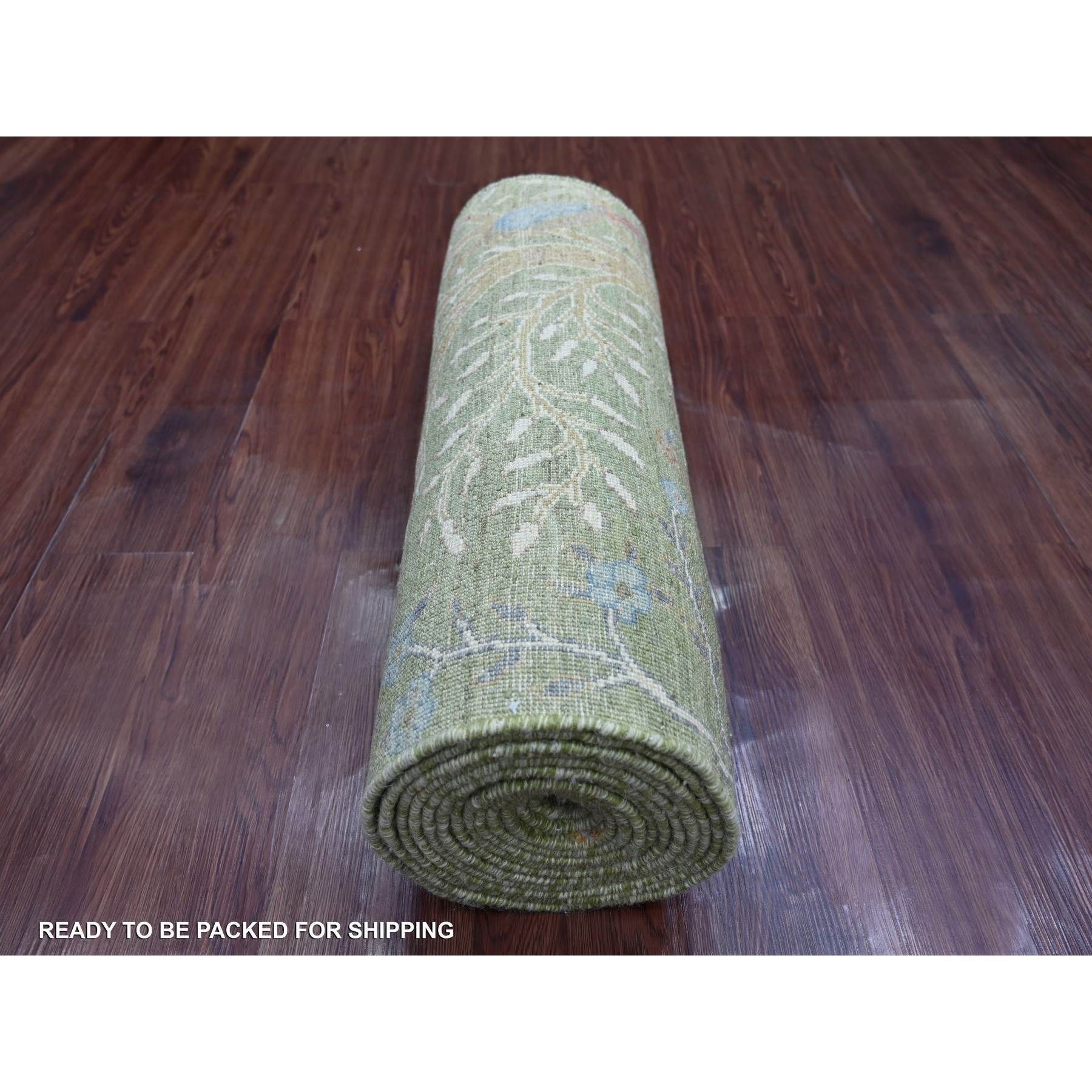 Oushak-And-Peshawar-Hand-Knotted-Rug-106900
