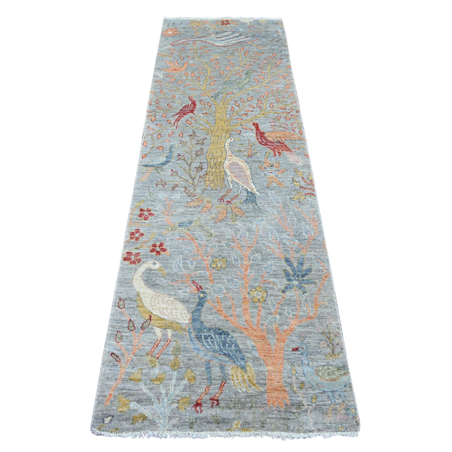Oushak-And-Peshawar-Hand-Knotted-Rug-106905