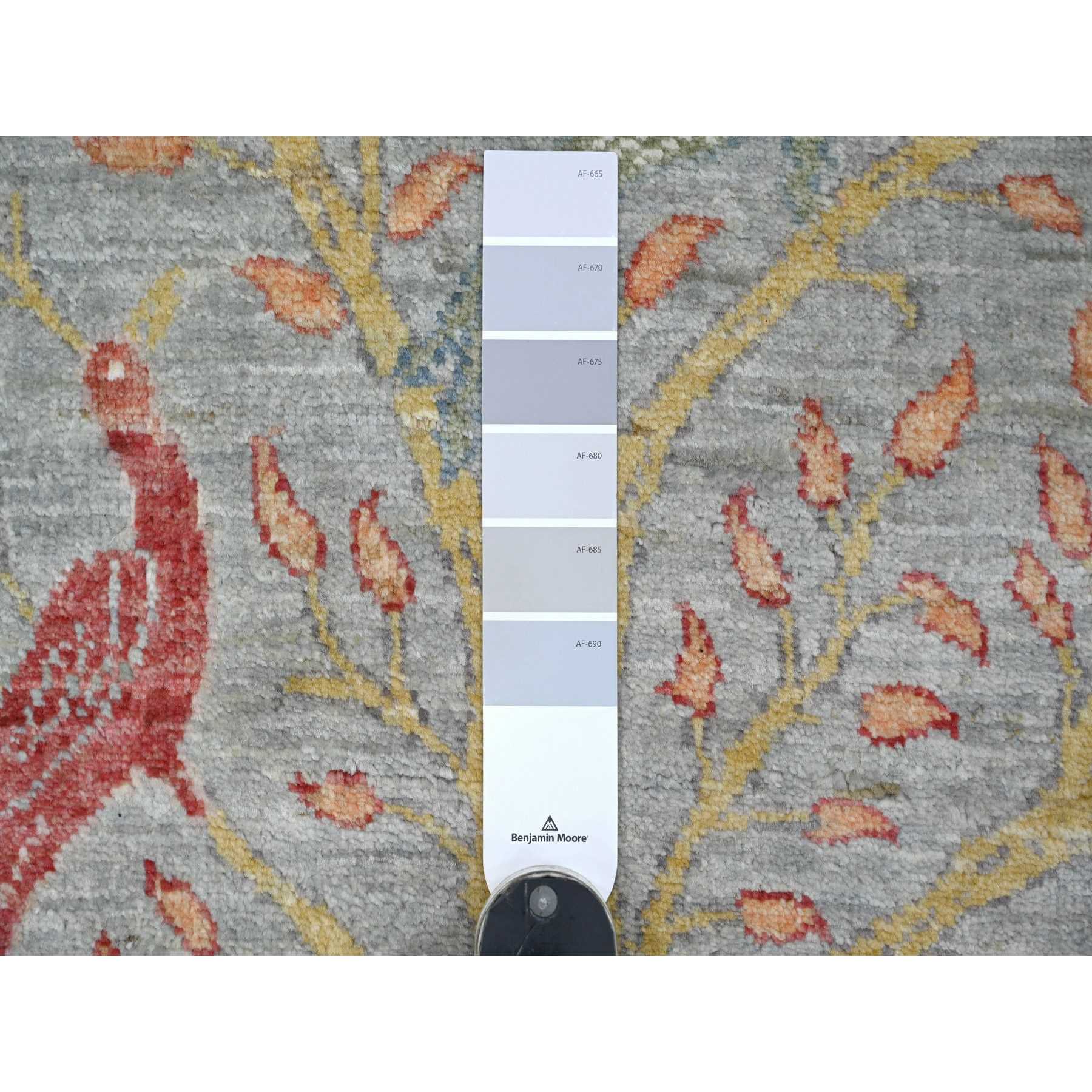 Oushak-And-Peshawar-Hand-Knotted-Rug-106905