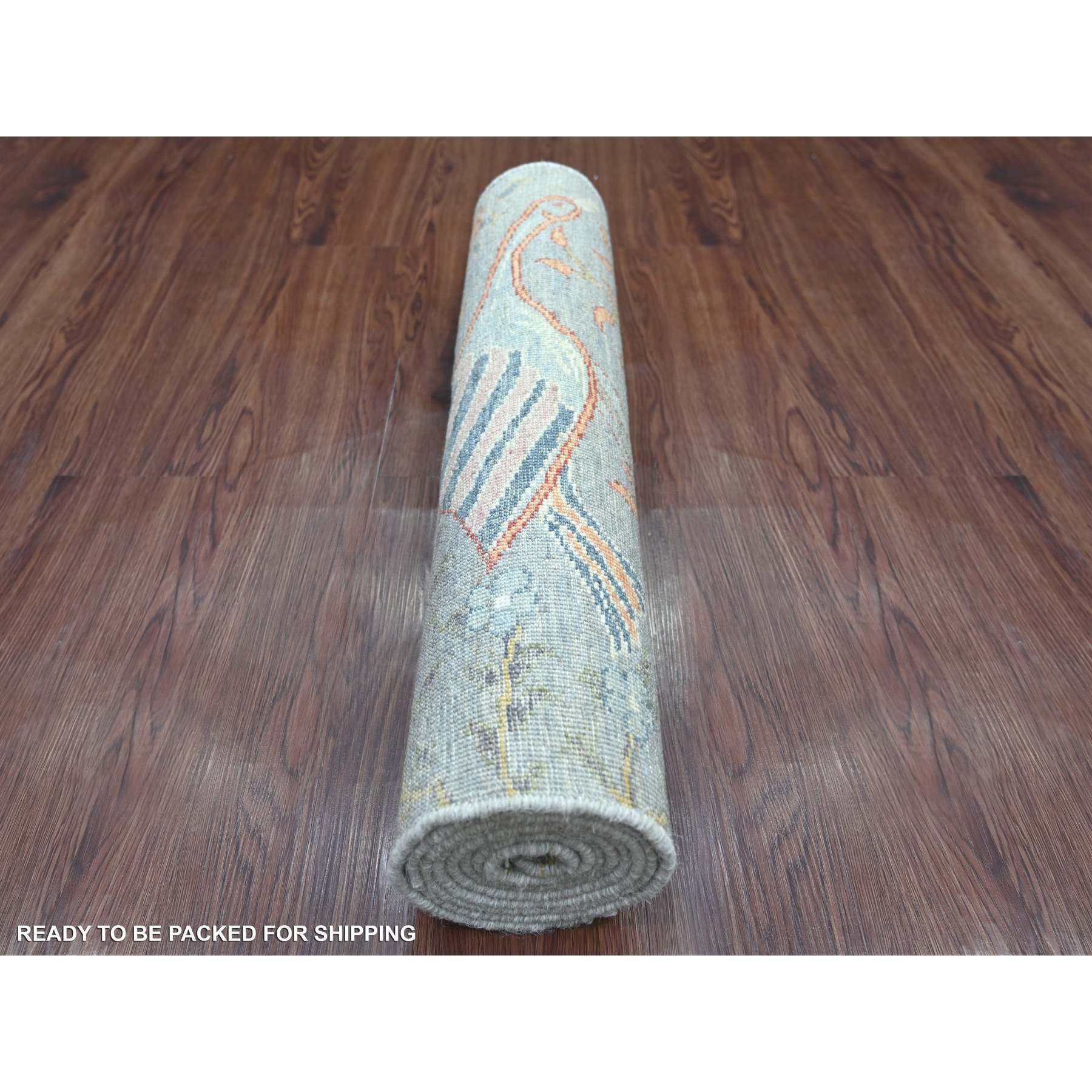 Oushak-And-Peshawar-Hand-Knotted-Rug-106905