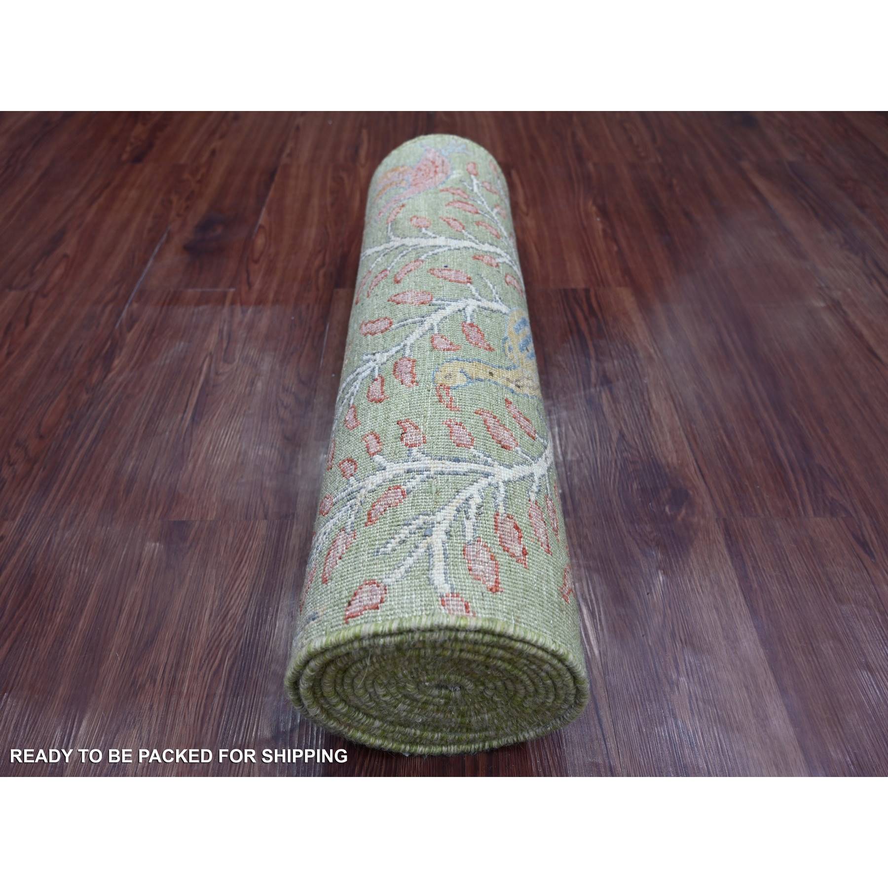 Oushak-And-Peshawar-Hand-Knotted-Rug-106910