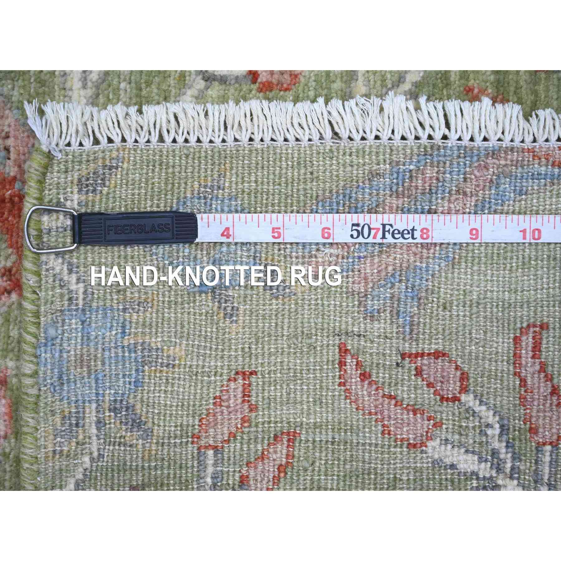 Oushak-And-Peshawar-Hand-Knotted-Rug-106910