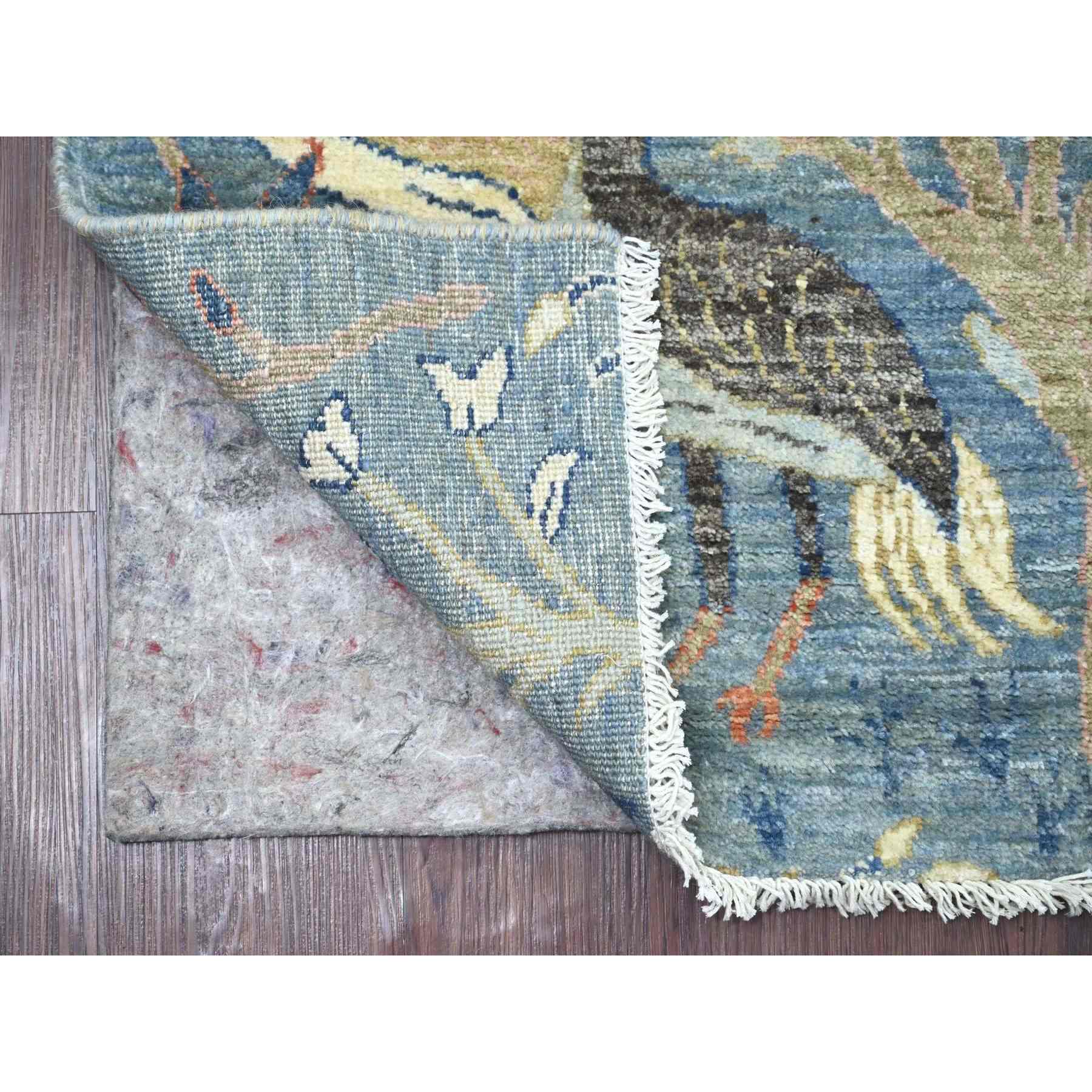 Oushak-And-Peshawar-Hand-Knotted-Rug-106915