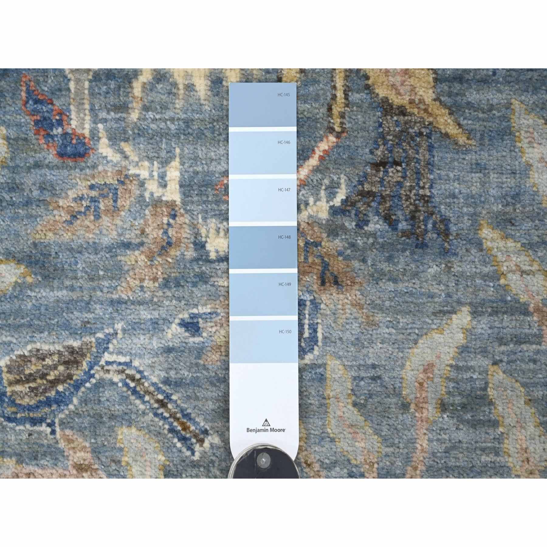 Oushak-And-Peshawar-Hand-Knotted-Rug-106915