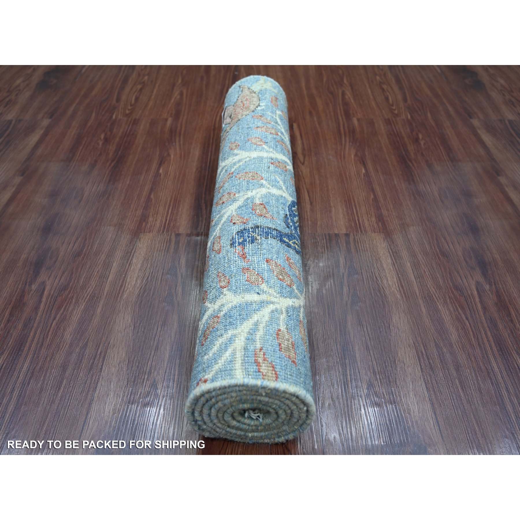 Oushak-And-Peshawar-Hand-Knotted-Rug-106915