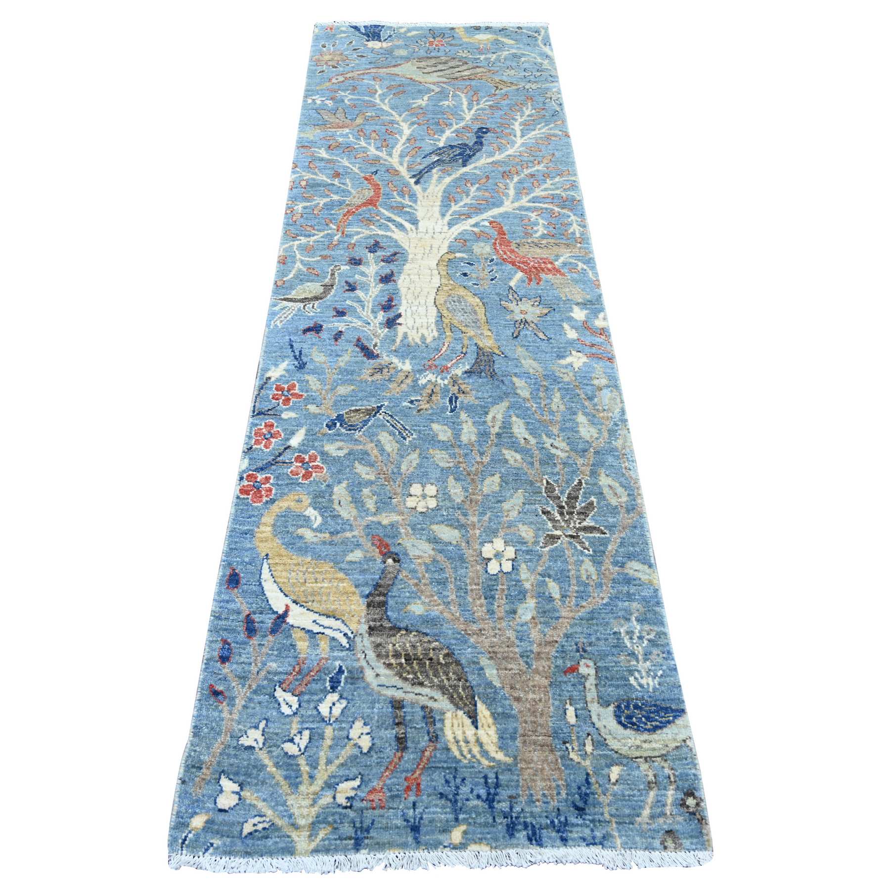 Oushak-And-Peshawar-Hand-Knotted-Rug-106925