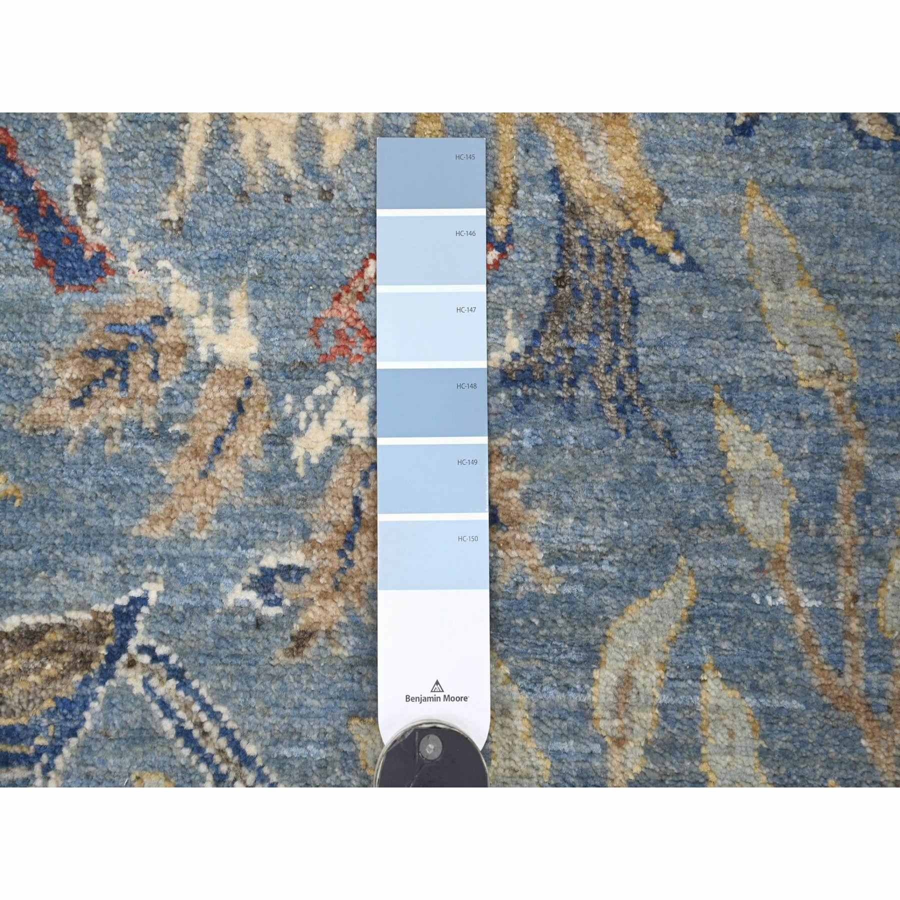 Oushak-And-Peshawar-Hand-Knotted-Rug-106925