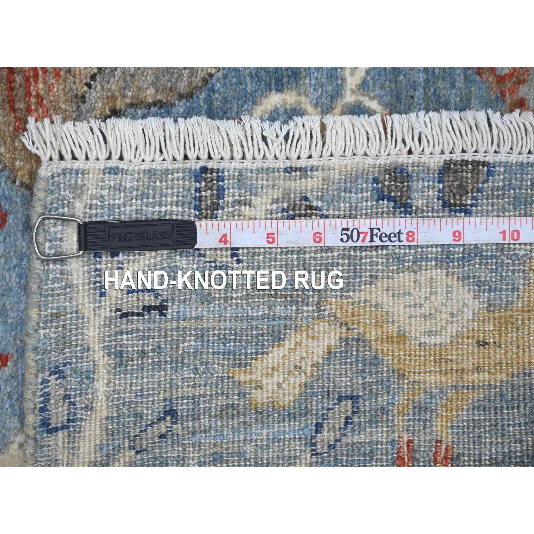 Oushak-And-Peshawar-Hand-Knotted-Rug-106925