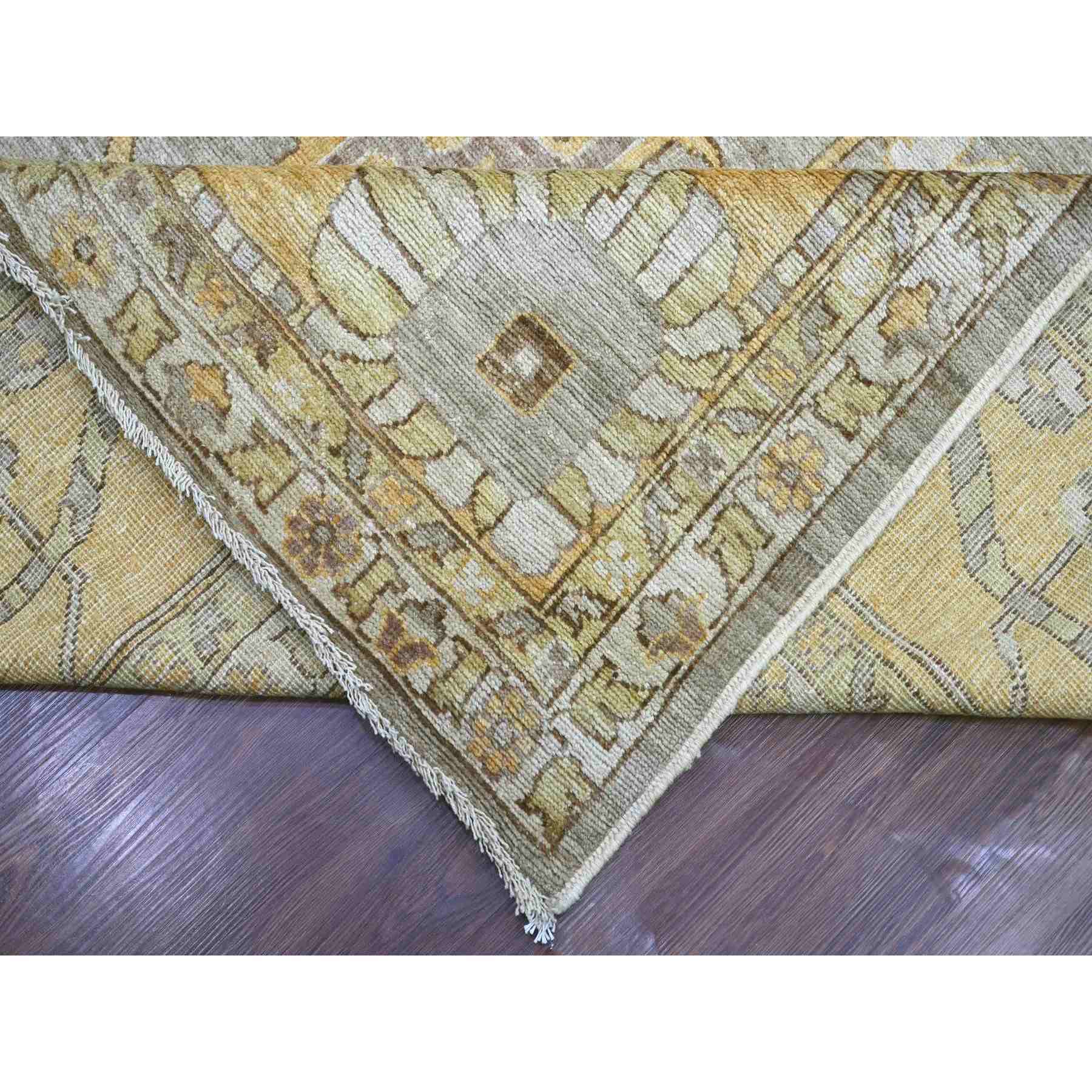 Oushak-And-Peshawar-Hand-Knotted-Rug-106930
