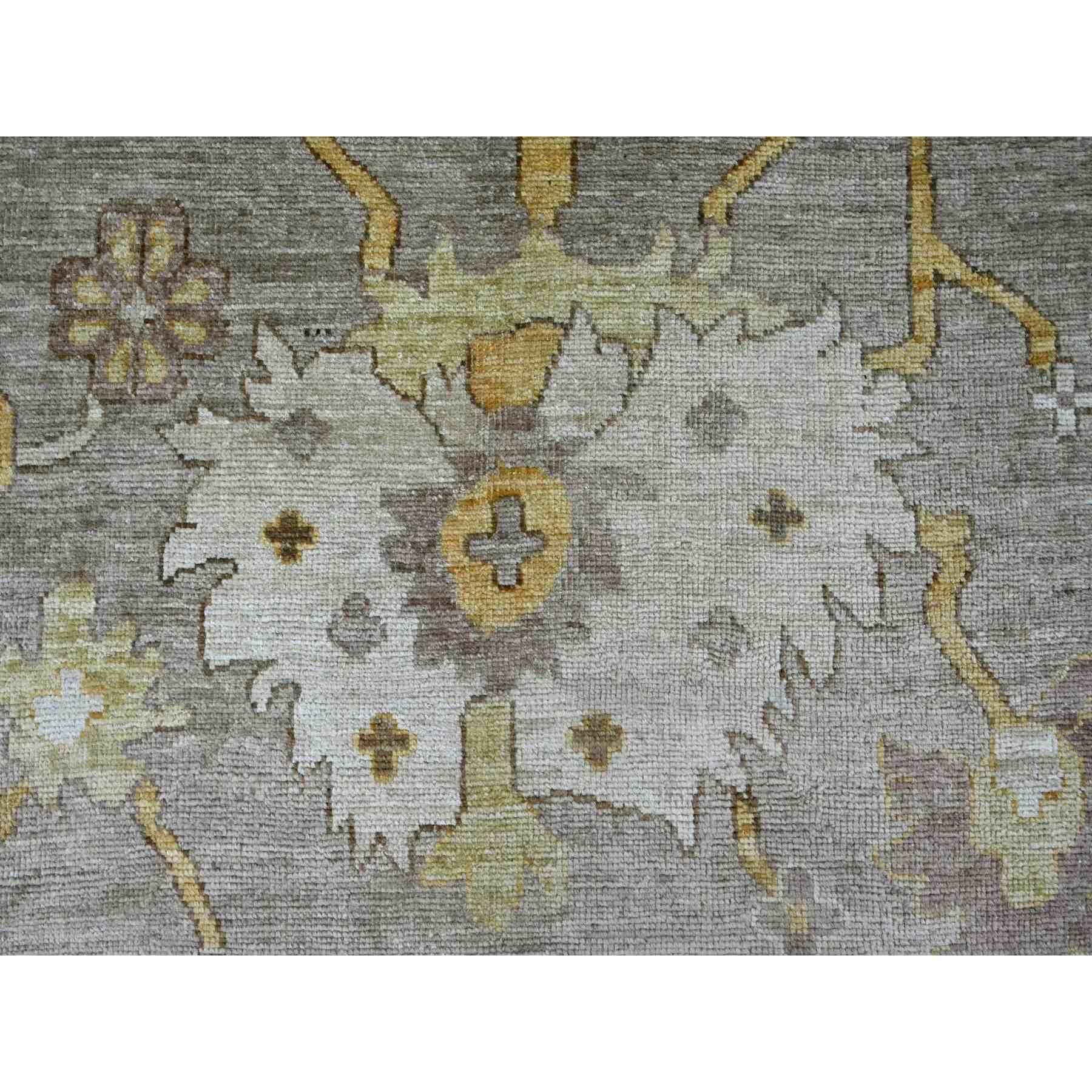 Oushak-And-Peshawar-Hand-Knotted-Rug-106930
