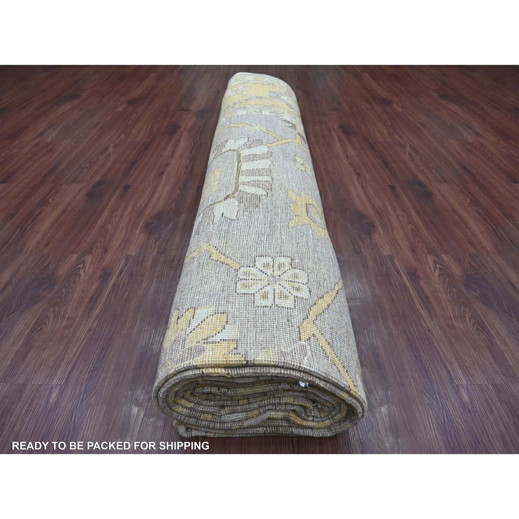 Oushak-And-Peshawar-Hand-Knotted-Rug-106930