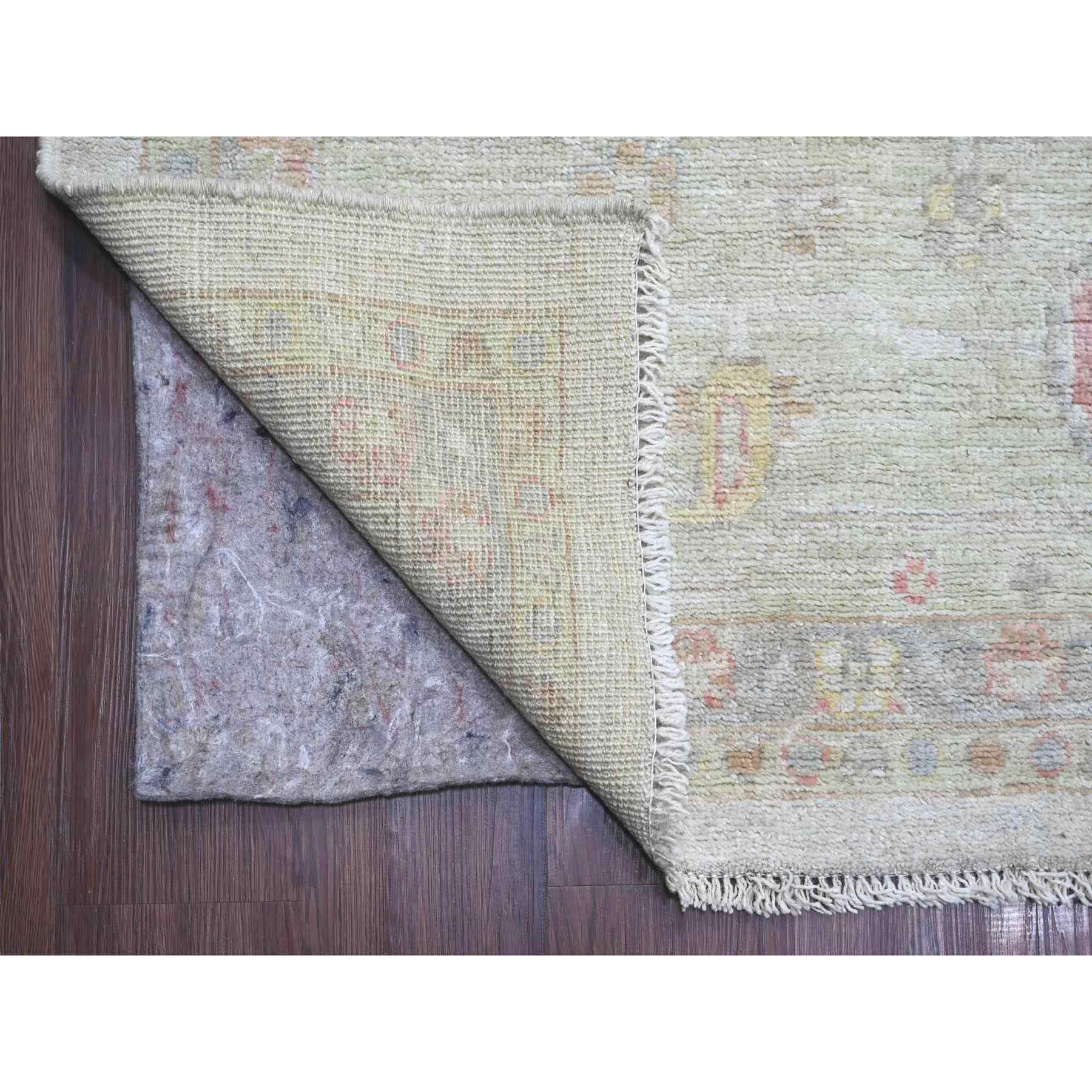 Oushak-And-Peshawar-Hand-Knotted-Rug-106935