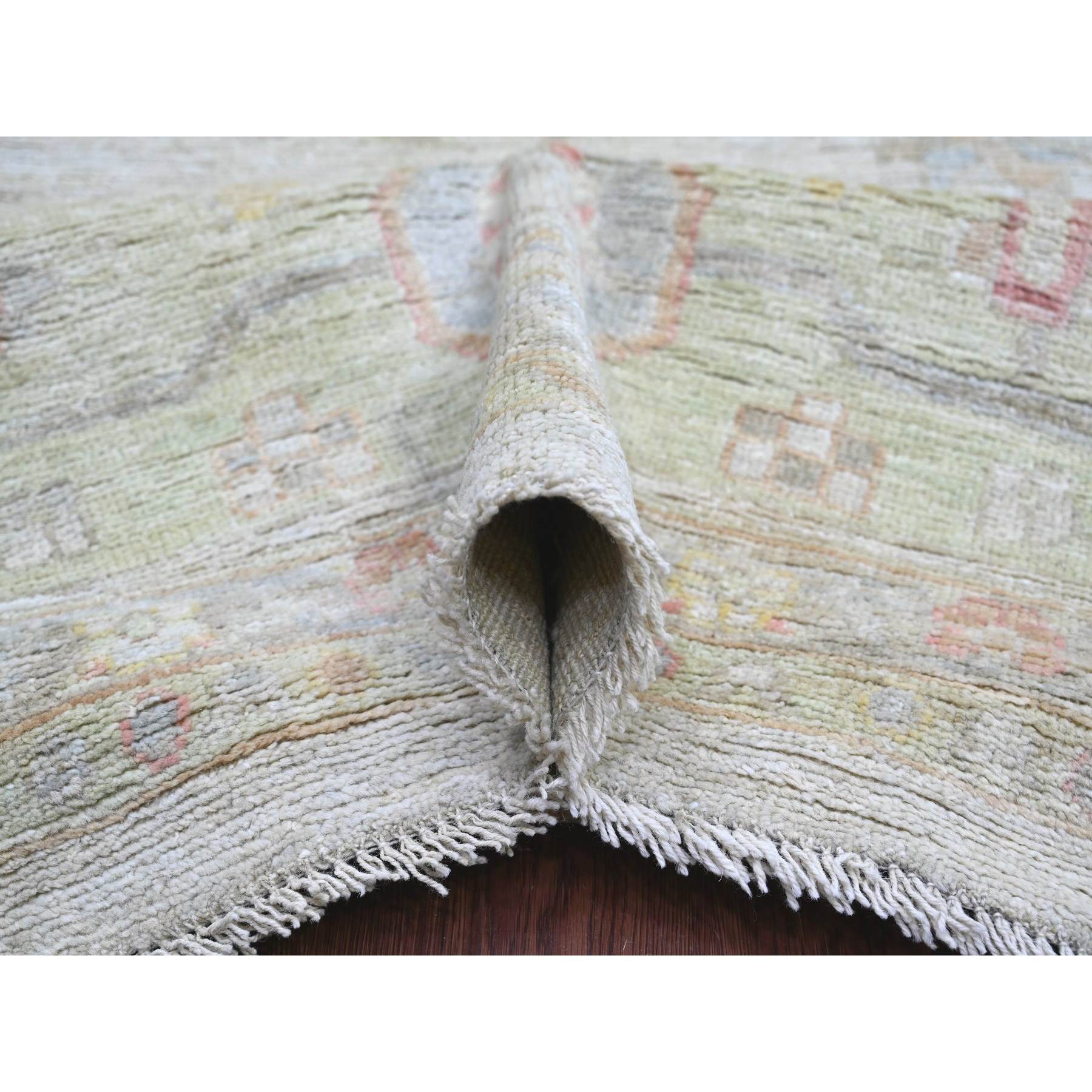 Oushak-And-Peshawar-Hand-Knotted-Rug-106935