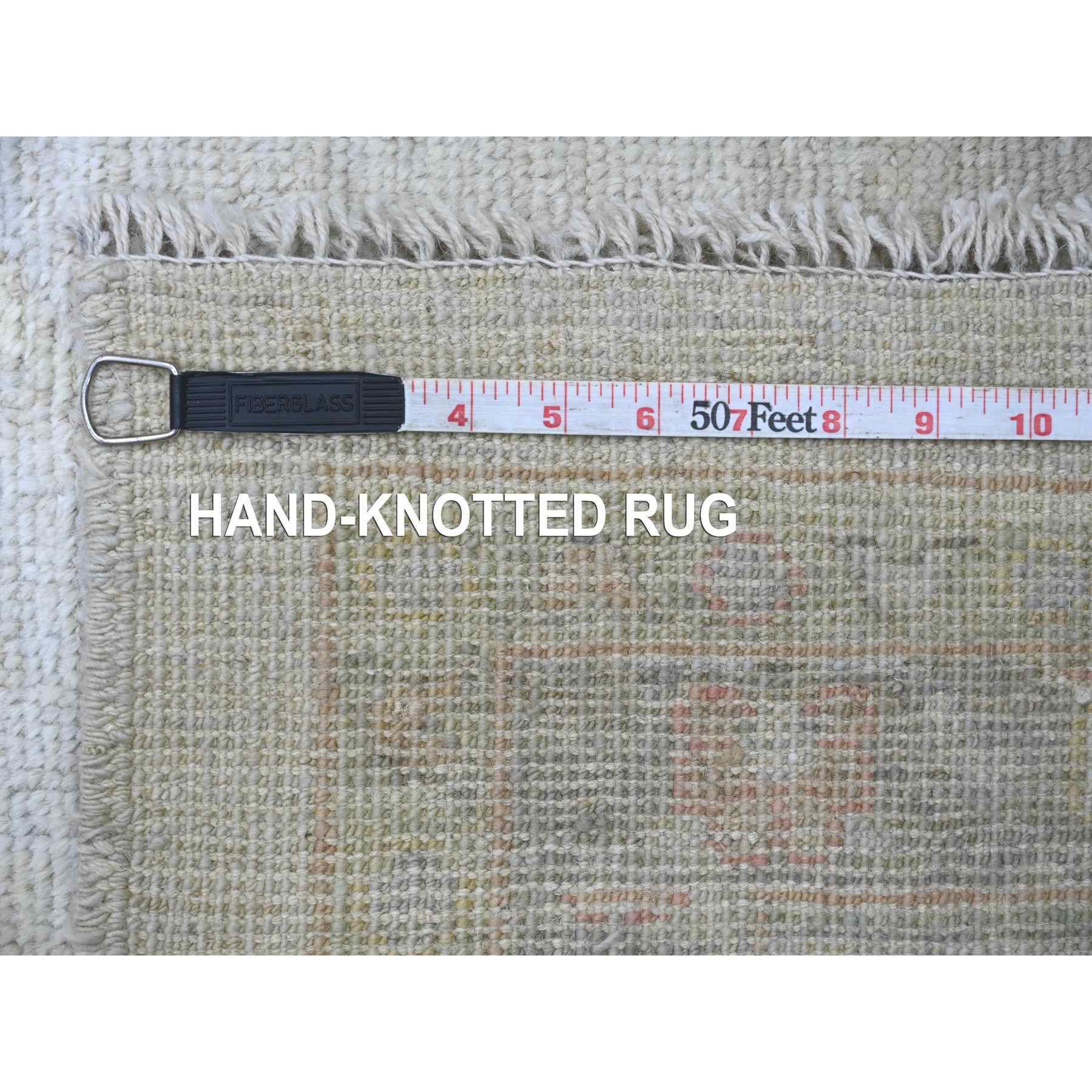 Oushak-And-Peshawar-Hand-Knotted-Rug-106935