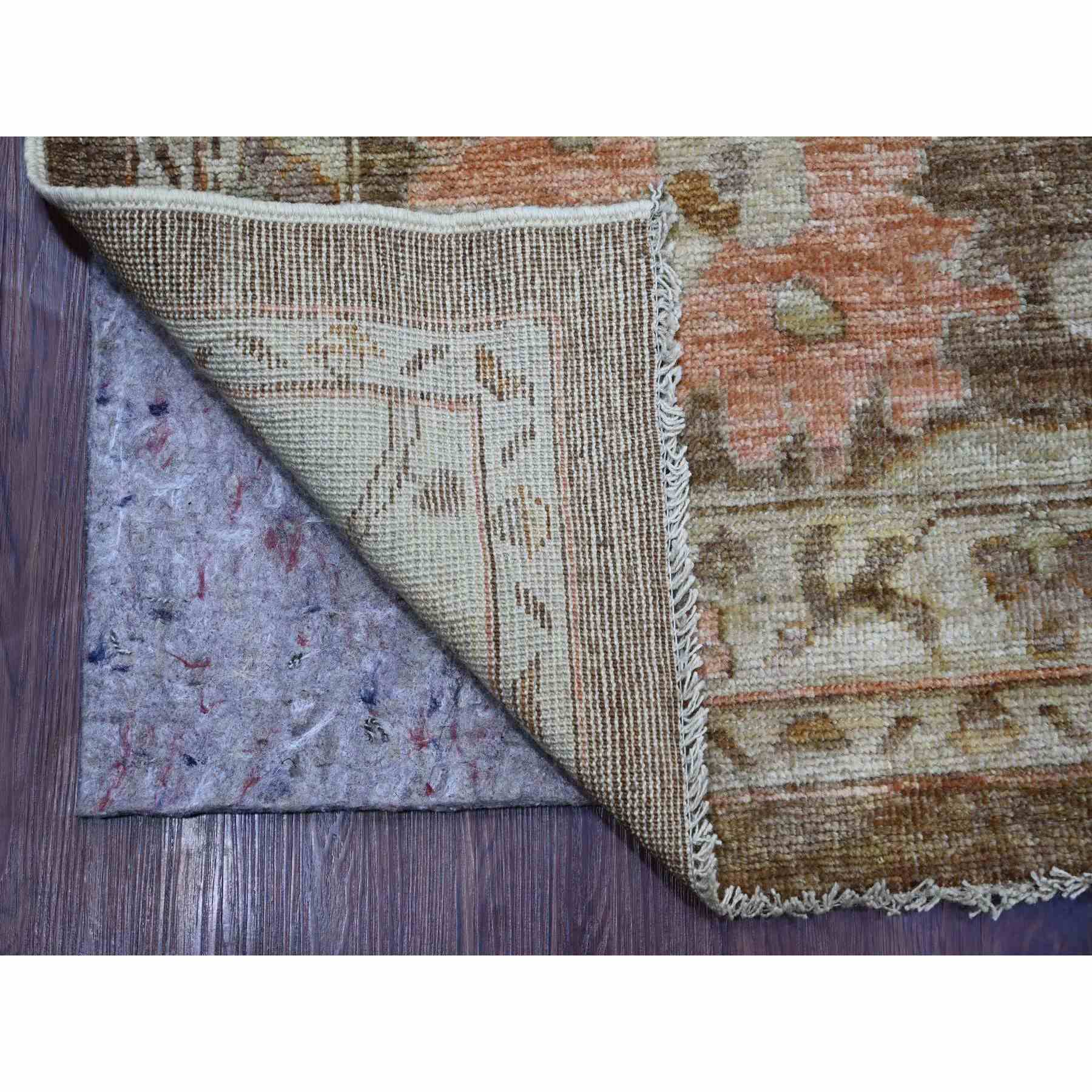Oushak-And-Peshawar-Hand-Knotted-Rug-106940