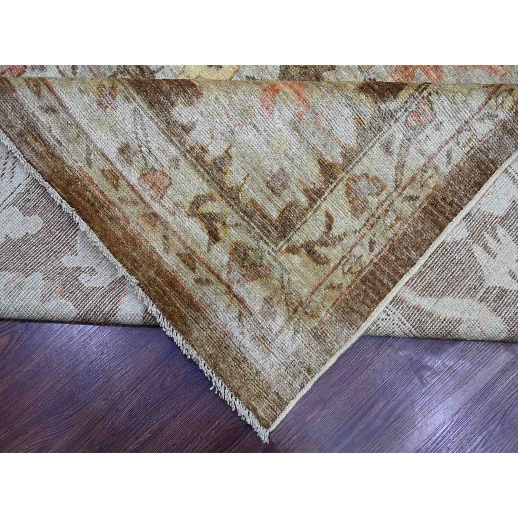 Oushak-And-Peshawar-Hand-Knotted-Rug-106940