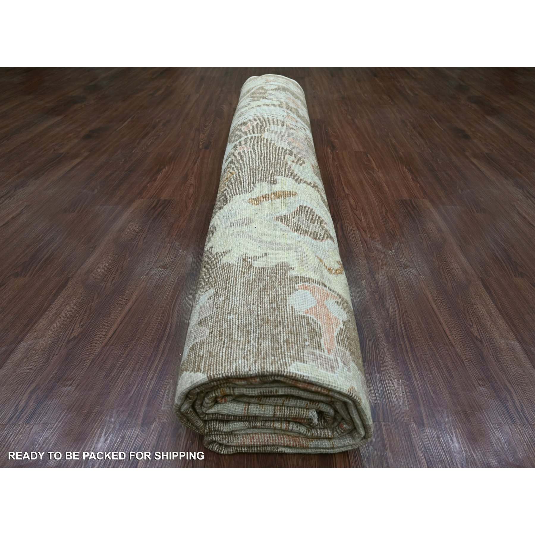 Oushak-And-Peshawar-Hand-Knotted-Rug-106940