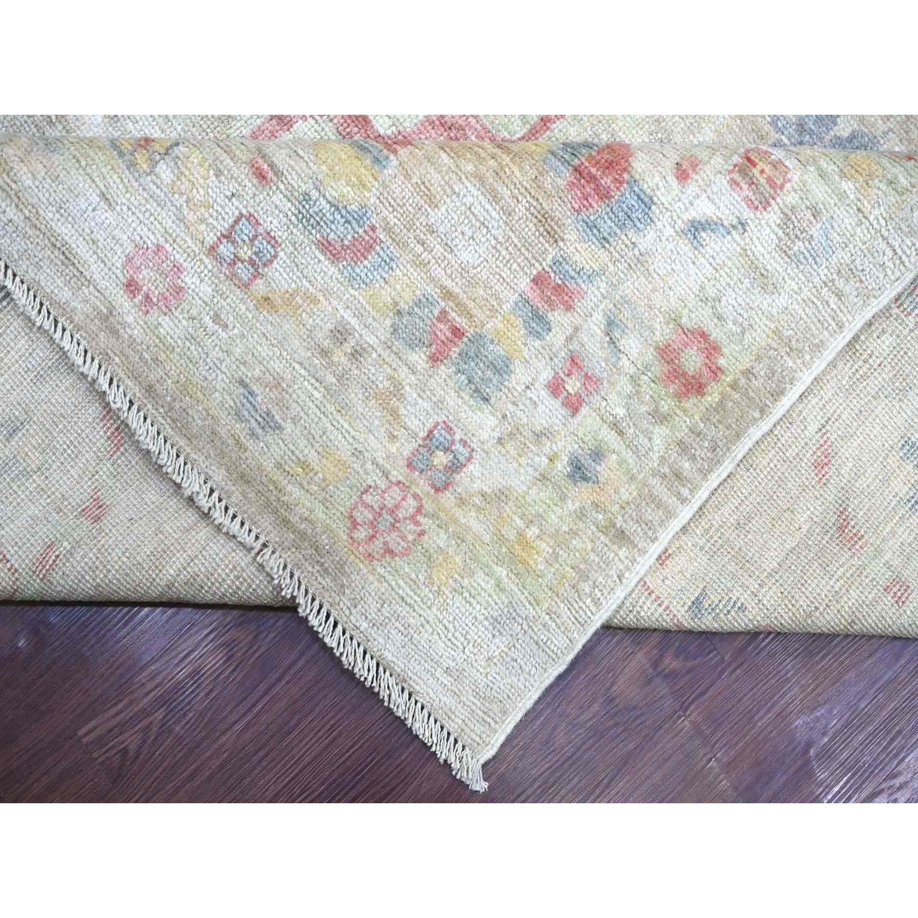 Oushak-And-Peshawar-Hand-Knotted-Rug-106950