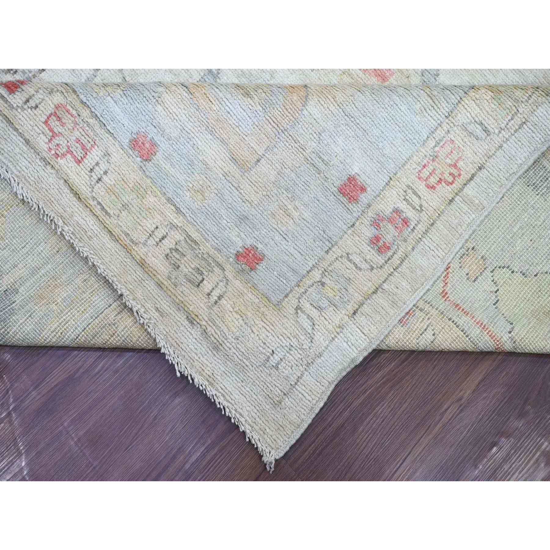 Oushak-And-Peshawar-Hand-Knotted-Rug-106960
