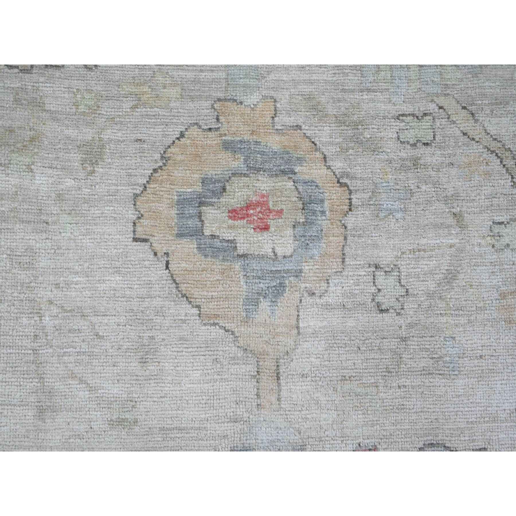 Oushak-And-Peshawar-Hand-Knotted-Rug-106960