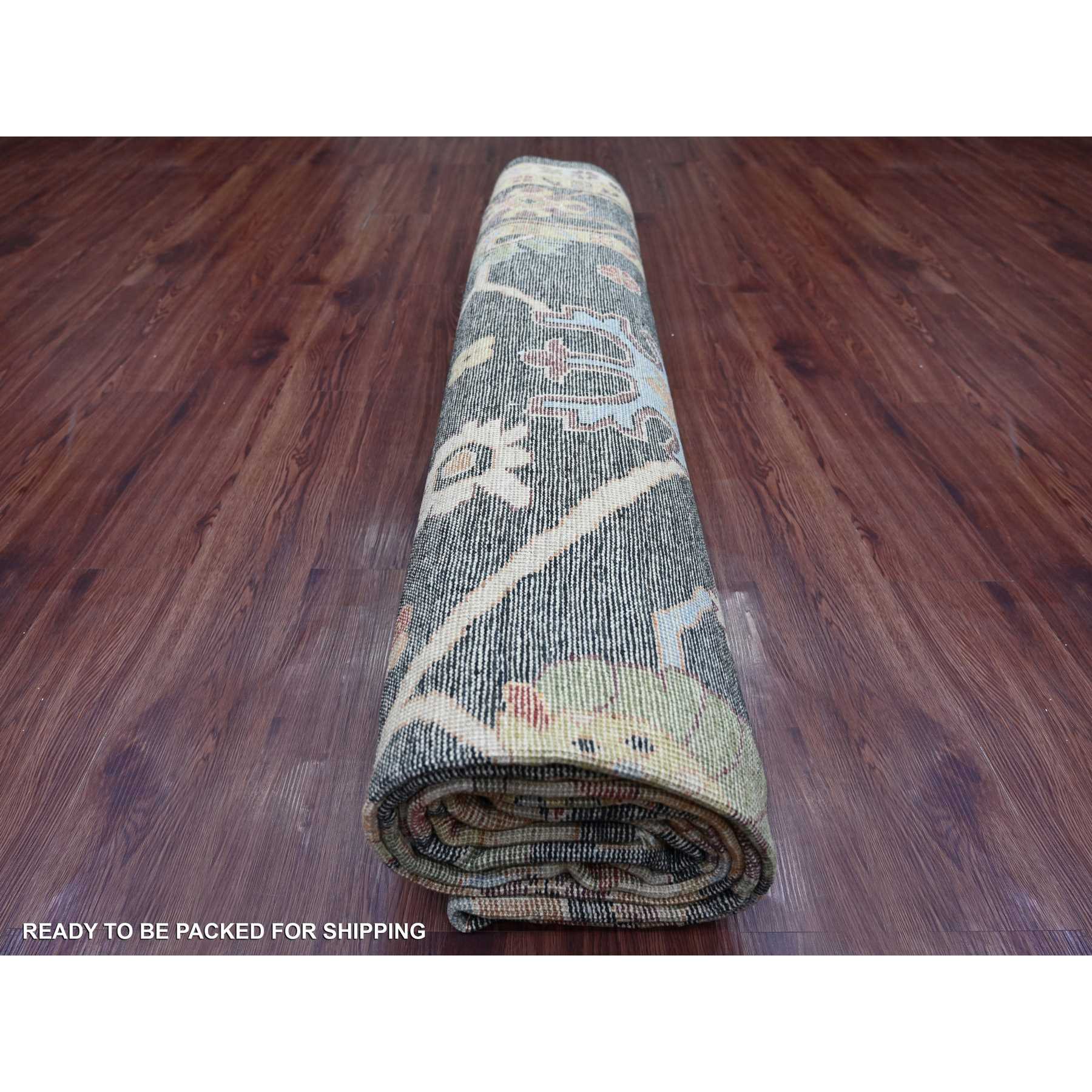 Oushak-And-Peshawar-Hand-Knotted-Rug-106965
