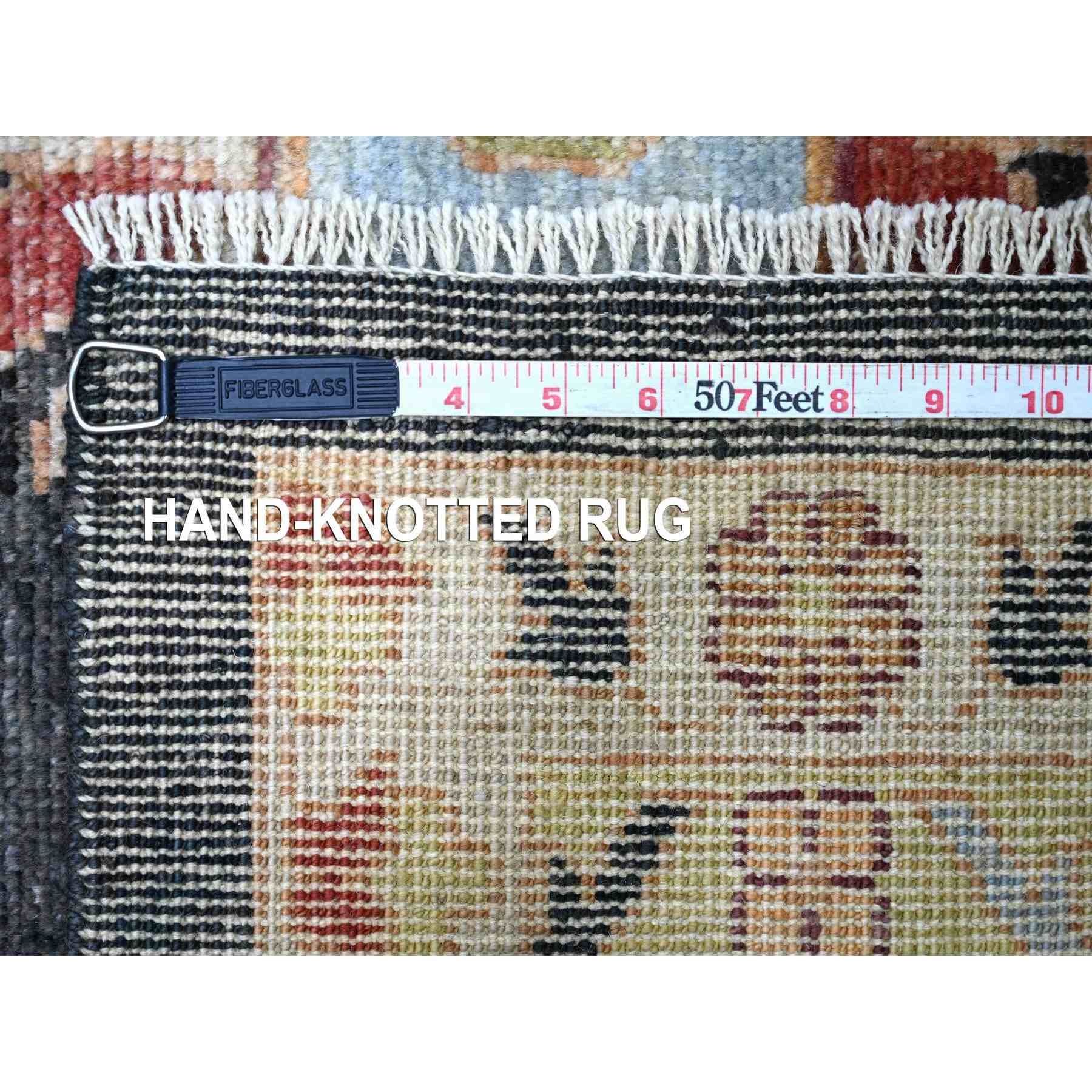 Oushak-And-Peshawar-Hand-Knotted-Rug-106965