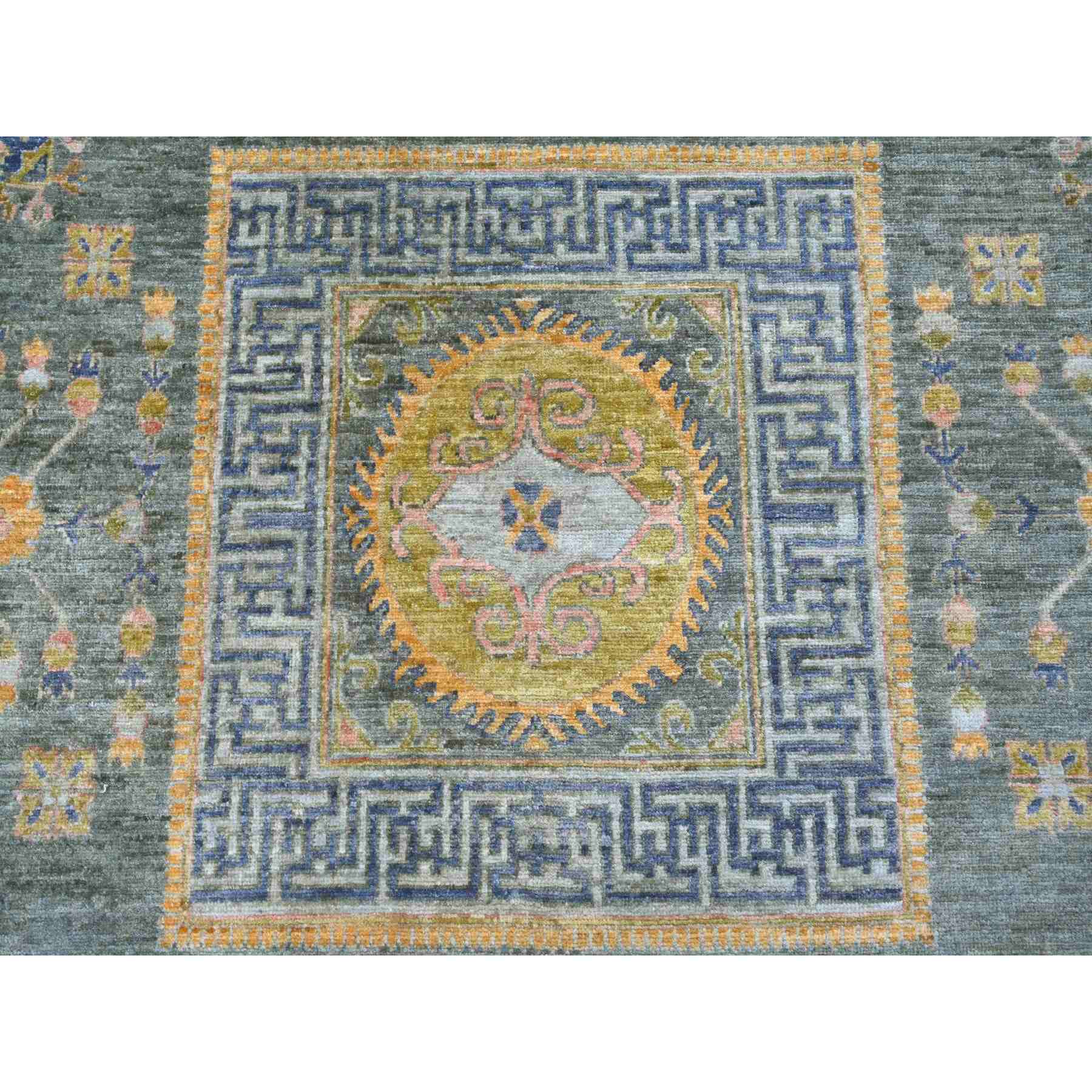 Oushak-And-Peshawar-Hand-Knotted-Rug-106975