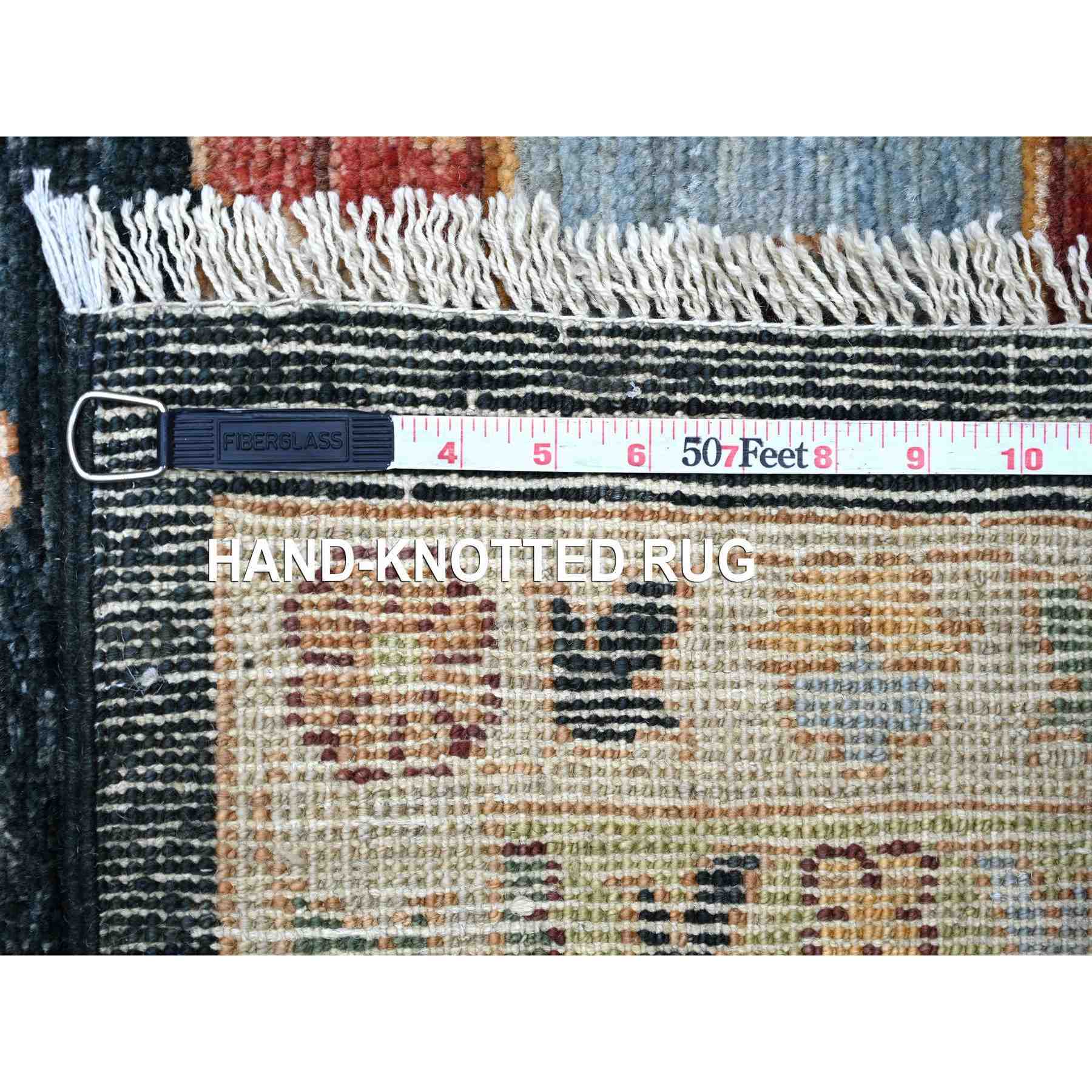 Oushak-And-Peshawar-Hand-Knotted-Rug-106990