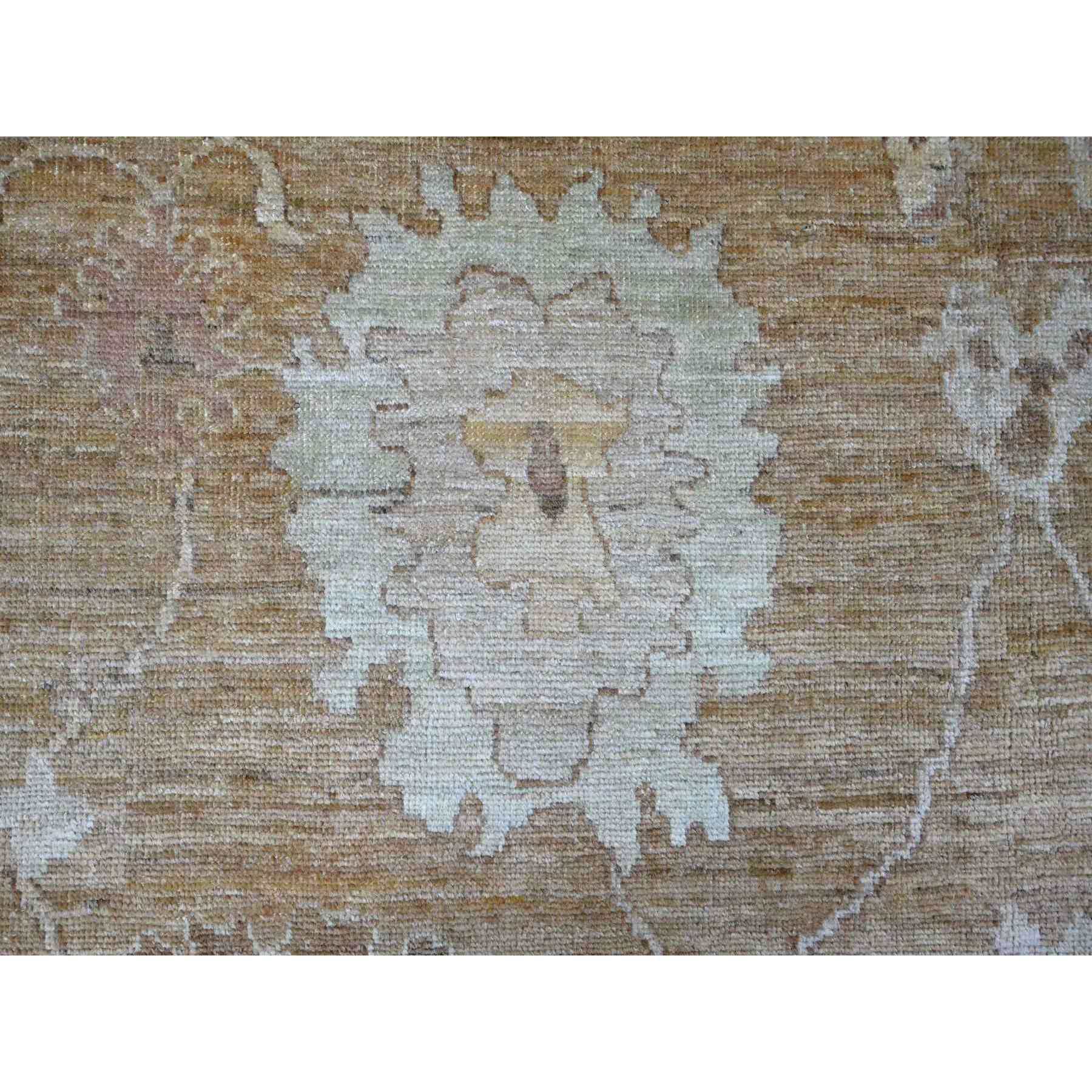 Oushak-And-Peshawar-Hand-Knotted-Rug-107025