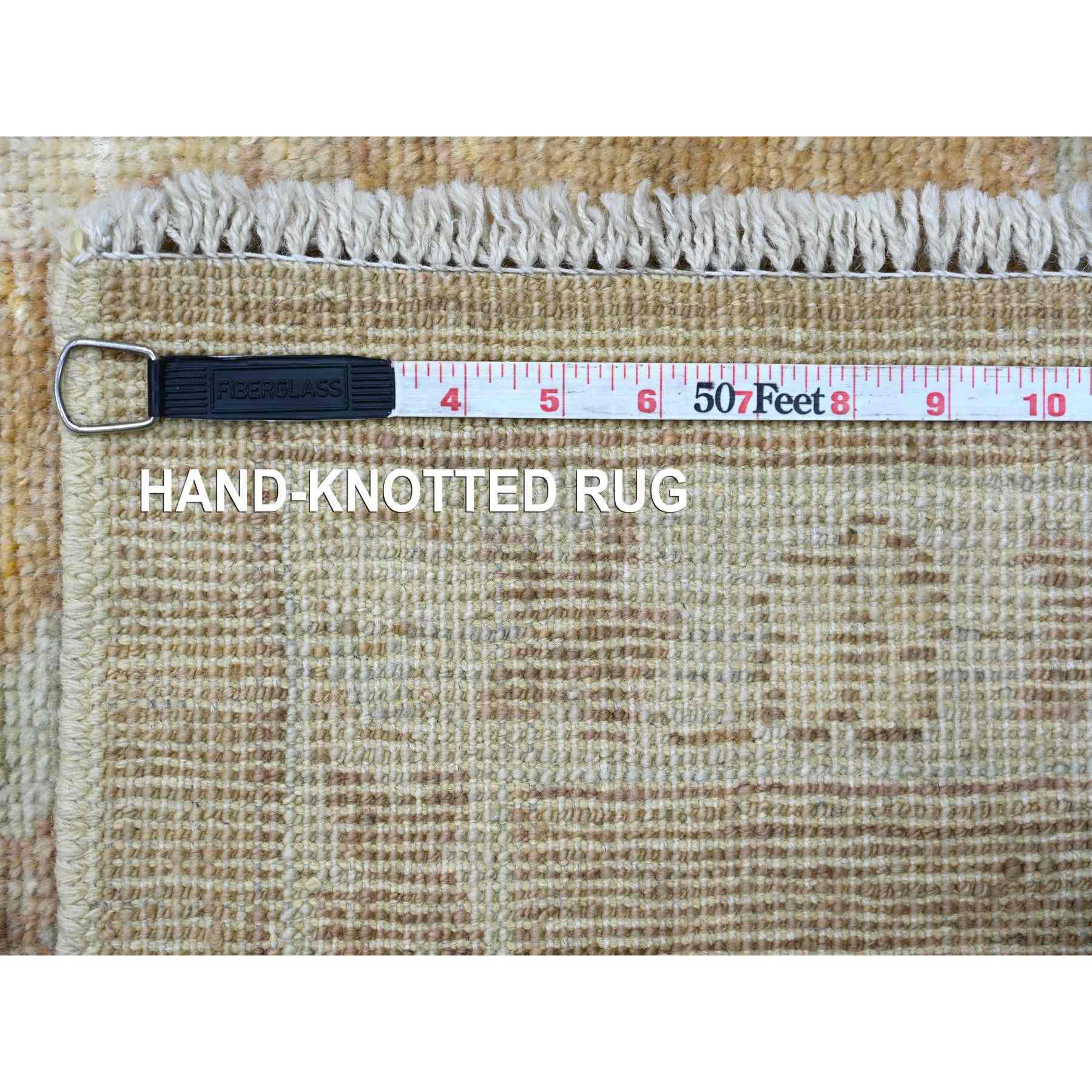 Oushak-And-Peshawar-Hand-Knotted-Rug-107025