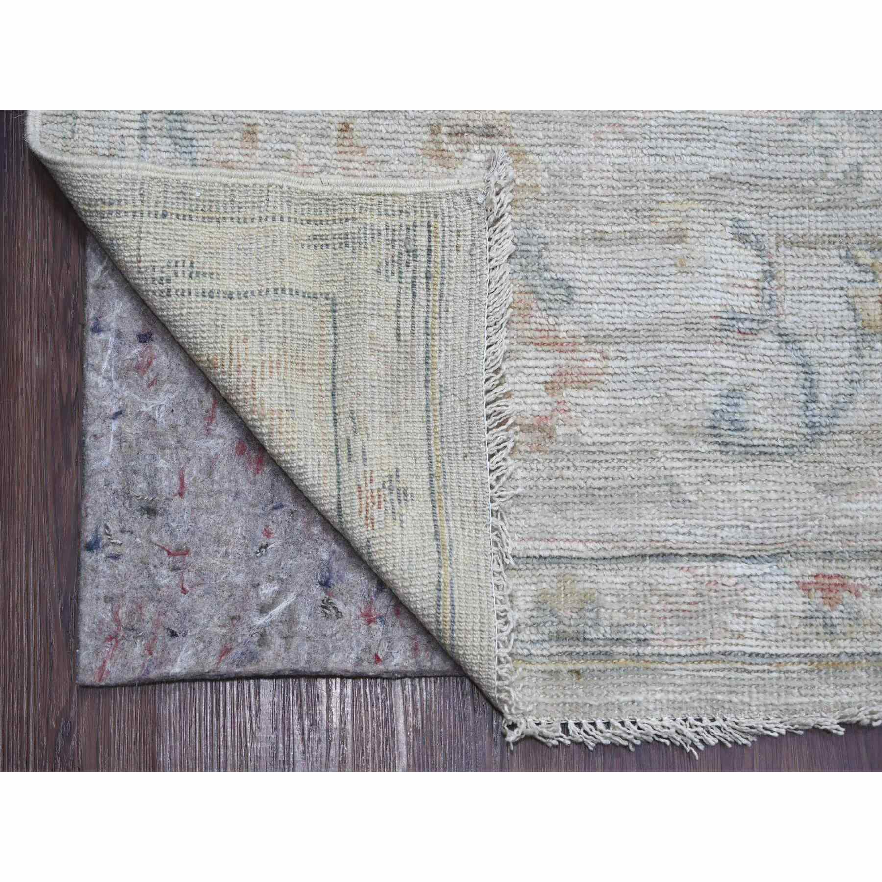 Oushak-And-Peshawar-Hand-Knotted-Rug-107030