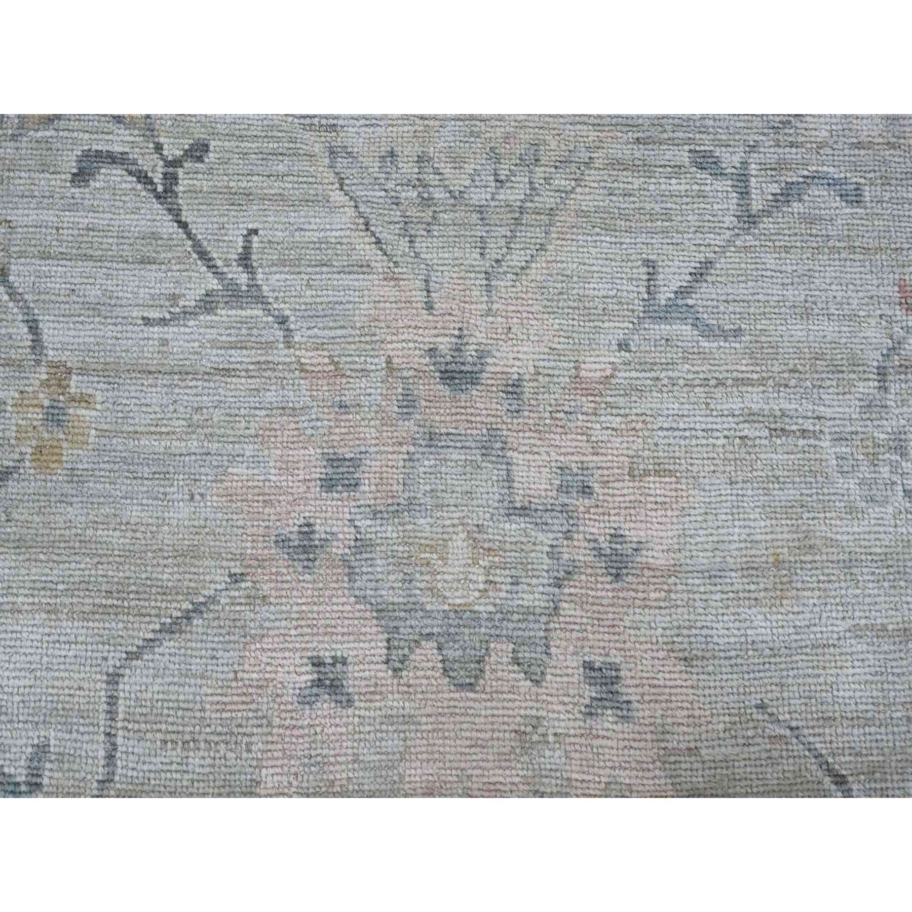 Oushak-And-Peshawar-Hand-Knotted-Rug-107030