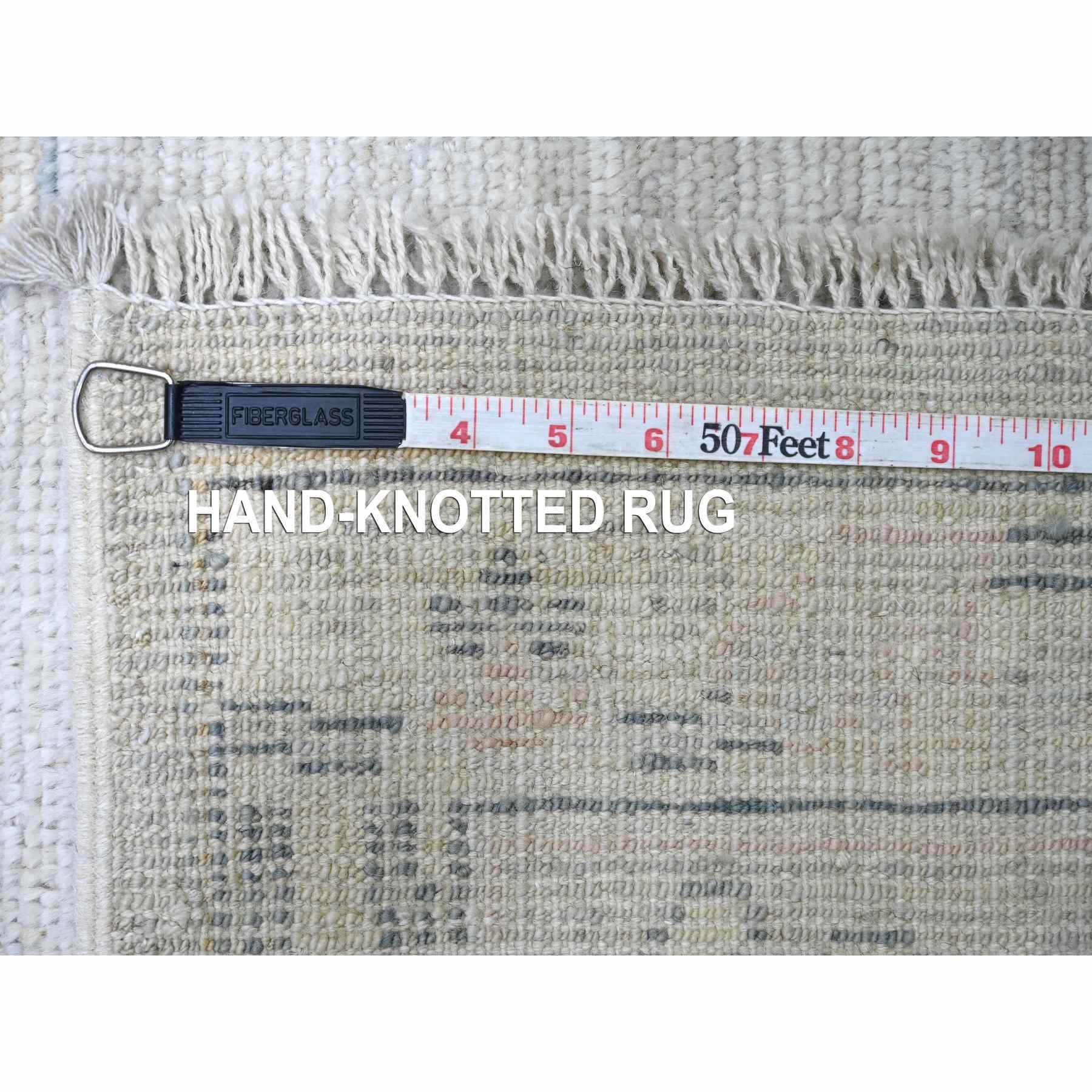 Oushak-And-Peshawar-Hand-Knotted-Rug-107030