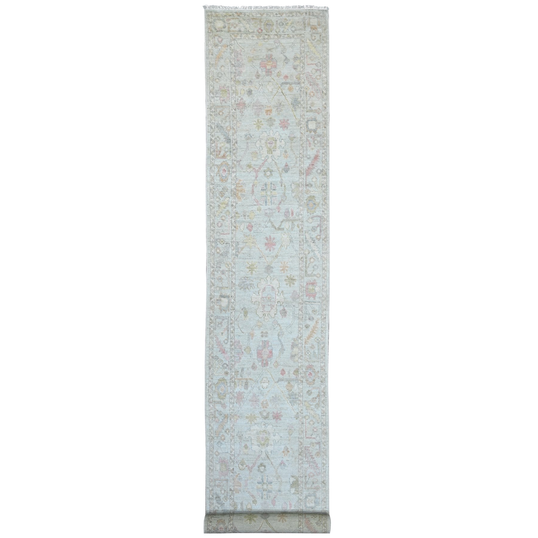 Oushak-And-Peshawar-Hand-Knotted-Rug-107200